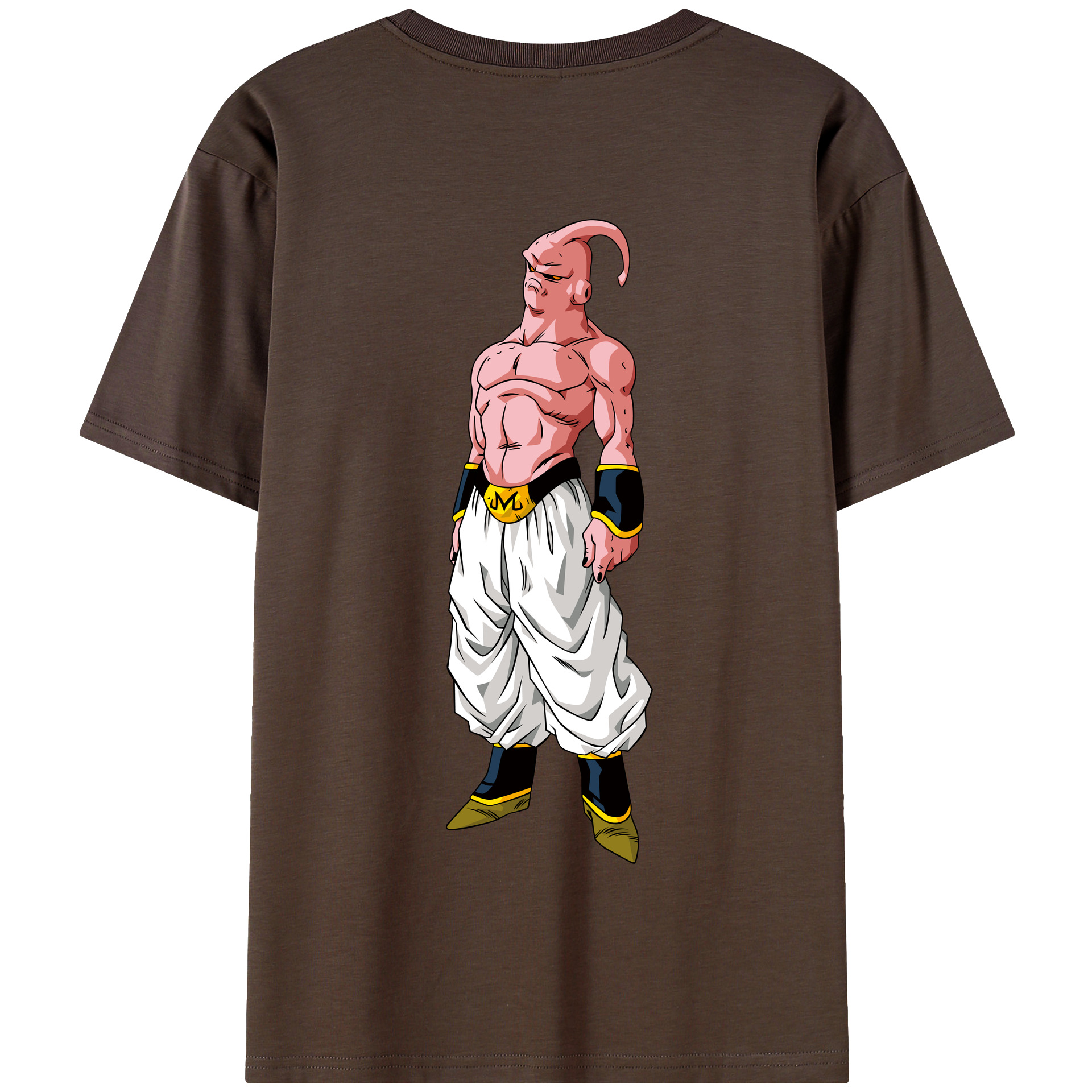 （画像用） ドラゴンボール 魔人ブウ DRAGON BALL Majin Buu 綿100％半袖Tシャツ（背面プリント）