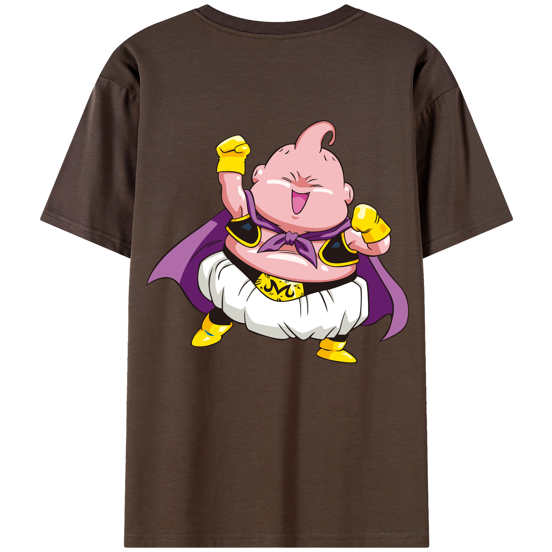 （画像用） ドラゴンボール 魔人ブウ DRAGON BALL Majin Buu 綿100％半袖Tシャツ（背面プリント）