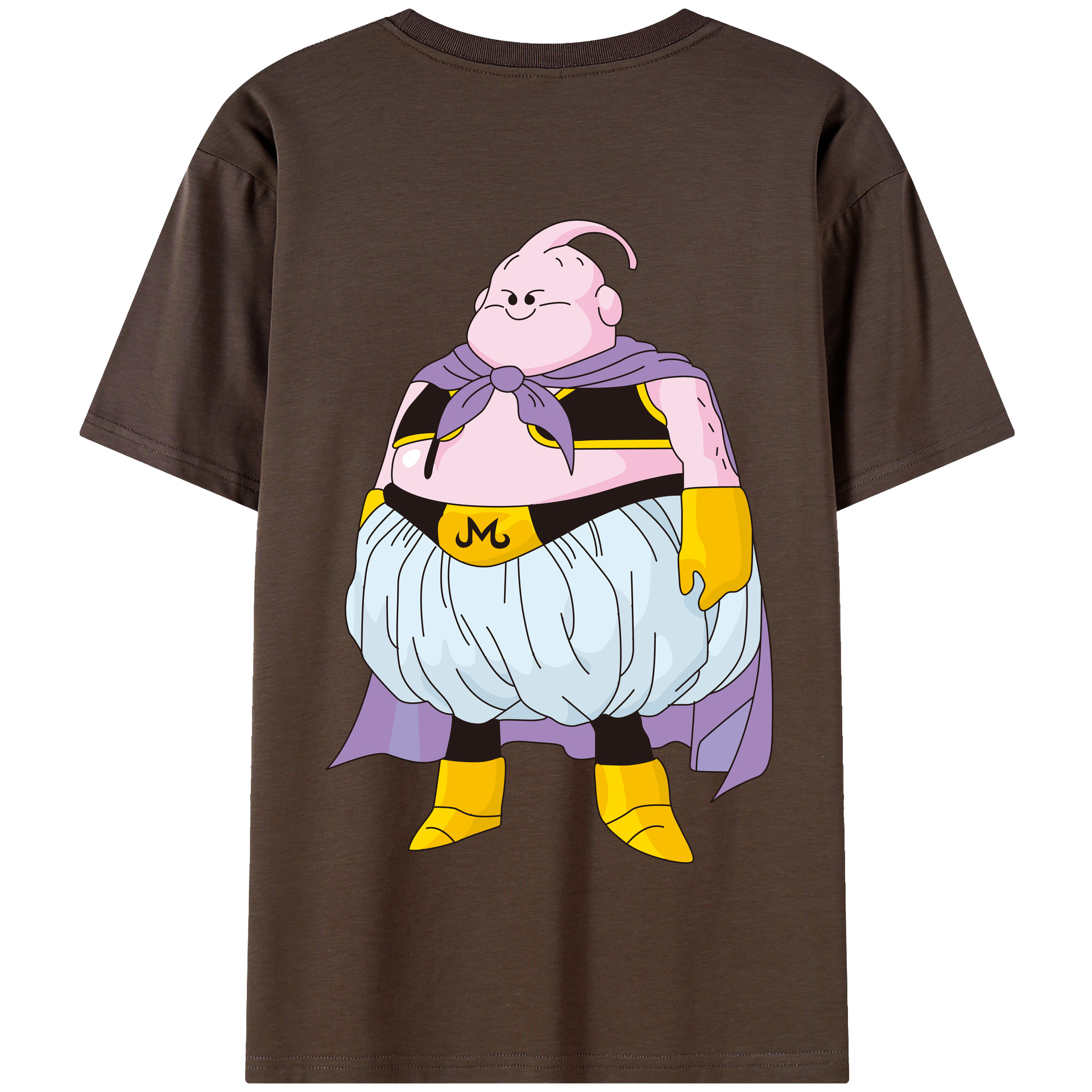 （画像用） ドラゴンボール 魔人ブウ DRAGON BALL Majin Buu 綿100％半袖Tシャツ（背面プリント）