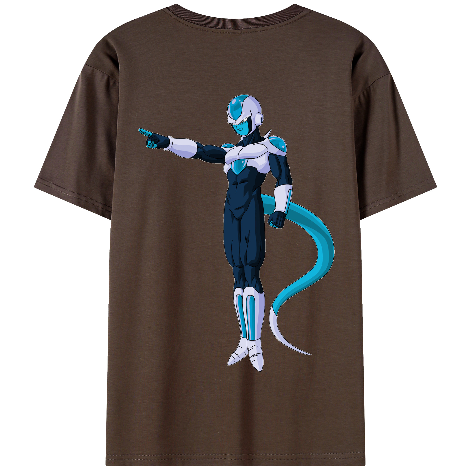 （画像用） ドラゴンボール フリーザ DRAGON BALL Frieza 綿100％半袖Tシャツ（背面プリント）