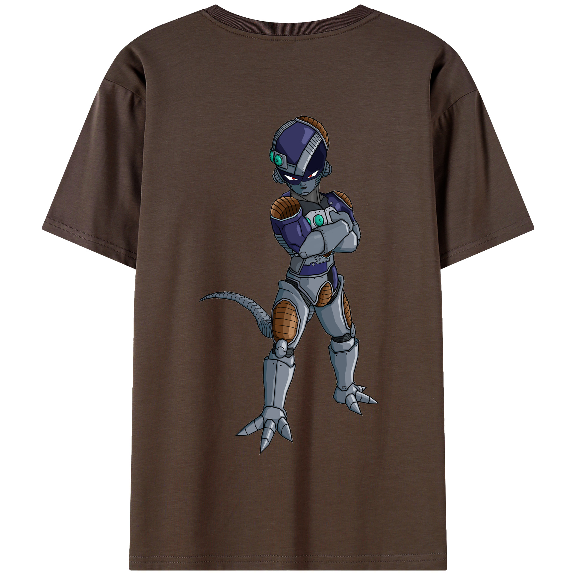 （画像用） ドラゴンボール フリーザ DRAGON BALL Frieza 綿100％半袖Tシャツ（背面プリント）