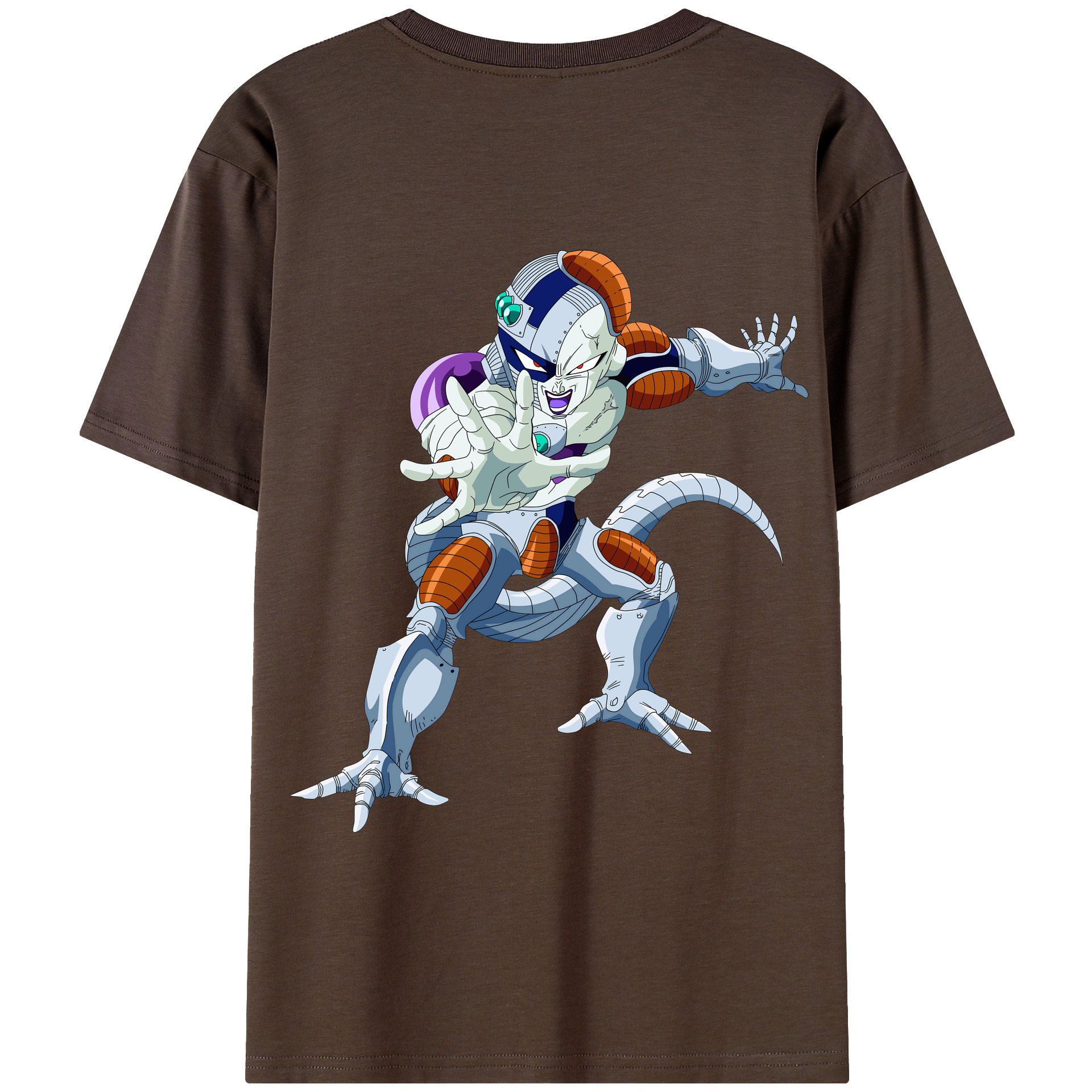 （画像用） ドラゴンボール フリーザ DRAGON BALL Frieza 綿100％半袖Tシャツ（背面プリント）
