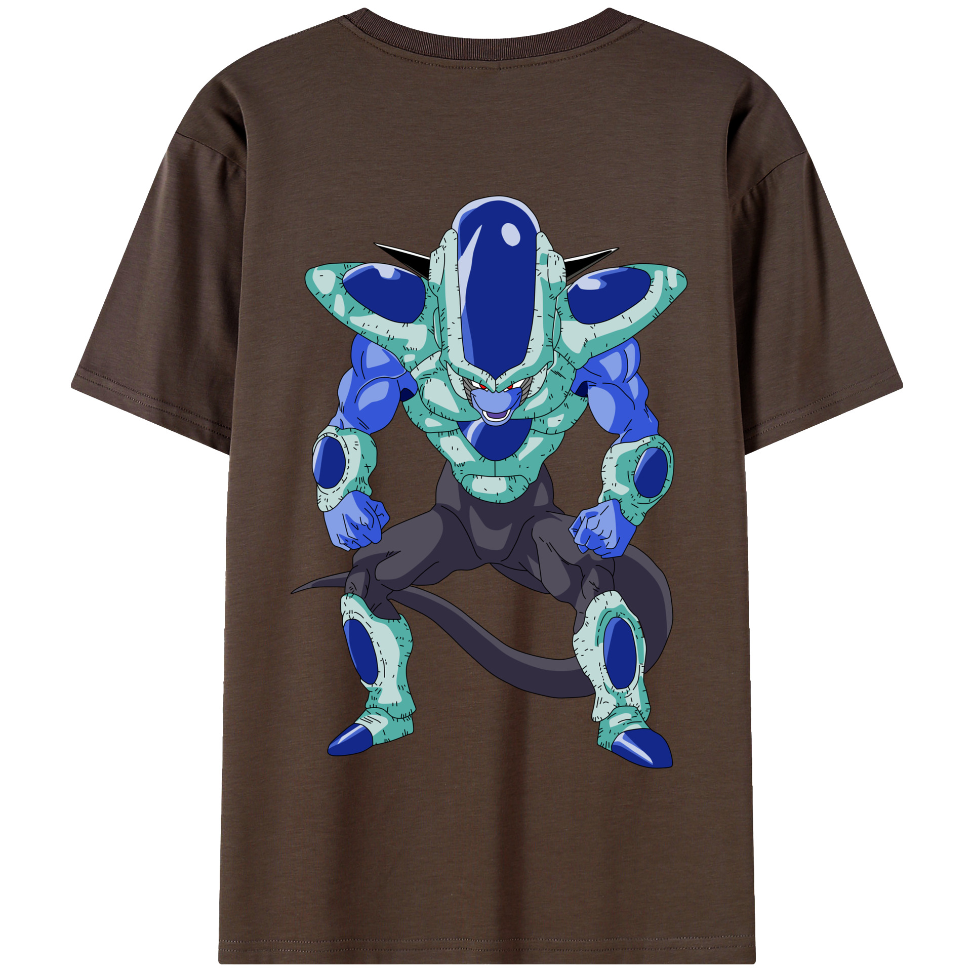 （画像用） ドラゴンボール フリーザ DRAGON BALL Frieza 綿100％半袖Tシャツ（背面プリント）