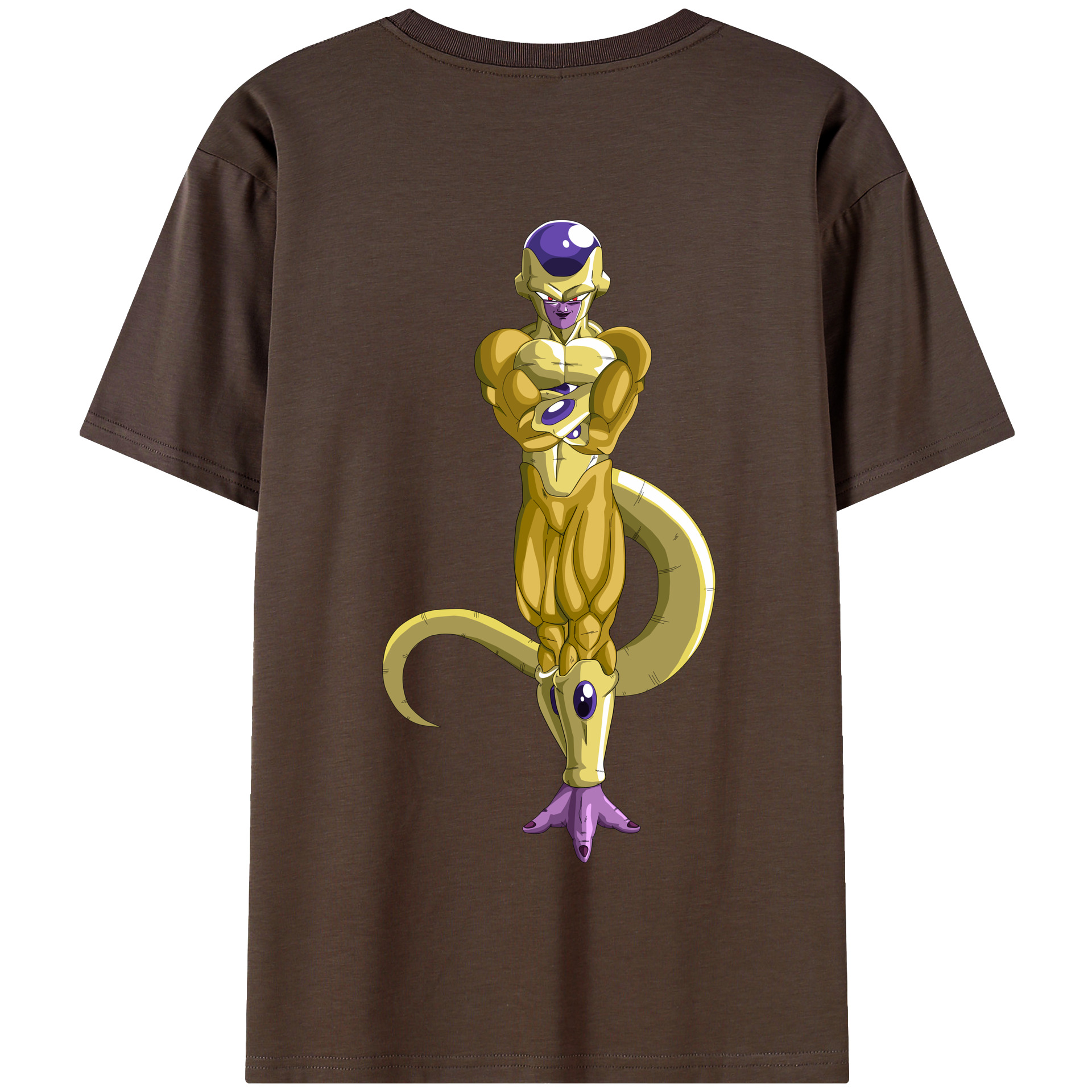 （画像用） ドラゴンボール フリーザ DRAGON BALL Frieza 綿100％半袖Tシャツ（背面プリント）