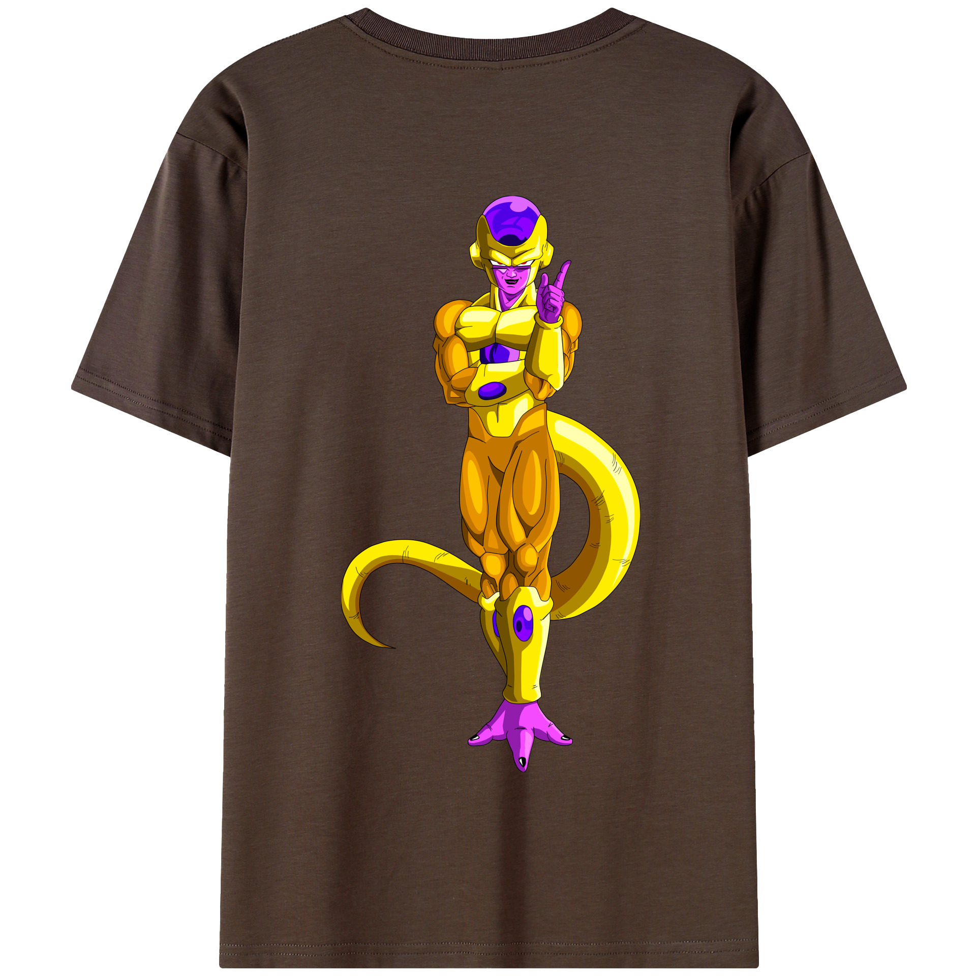 （画像用） ドラゴンボール フリーザ DRAGON BALL Frieza 綿100％半袖Tシャツ（背面プリント）