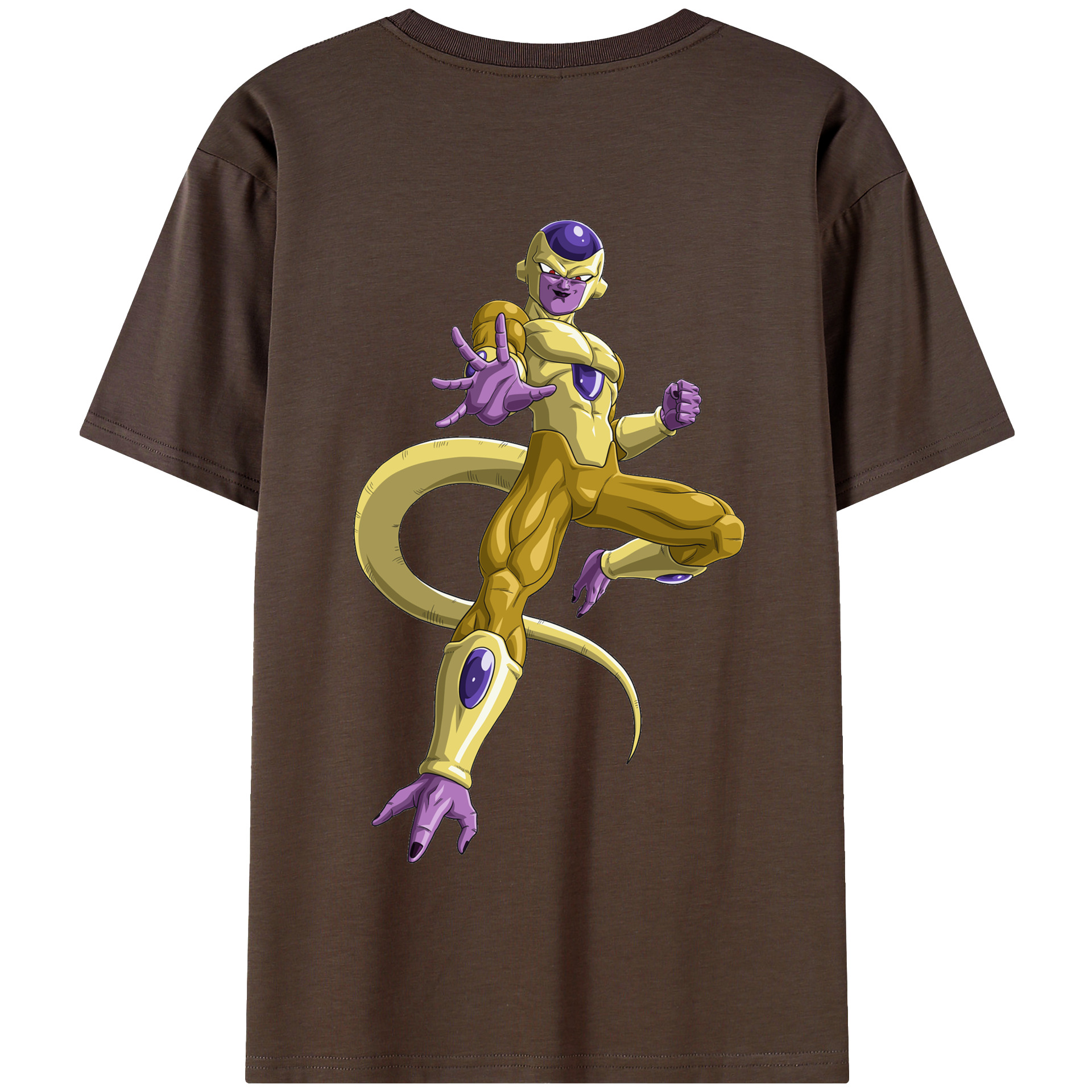 （画像用） ドラゴンボール フリーザ DRAGON BALL Frieza 綿100％半袖Tシャツ（背面プリント）