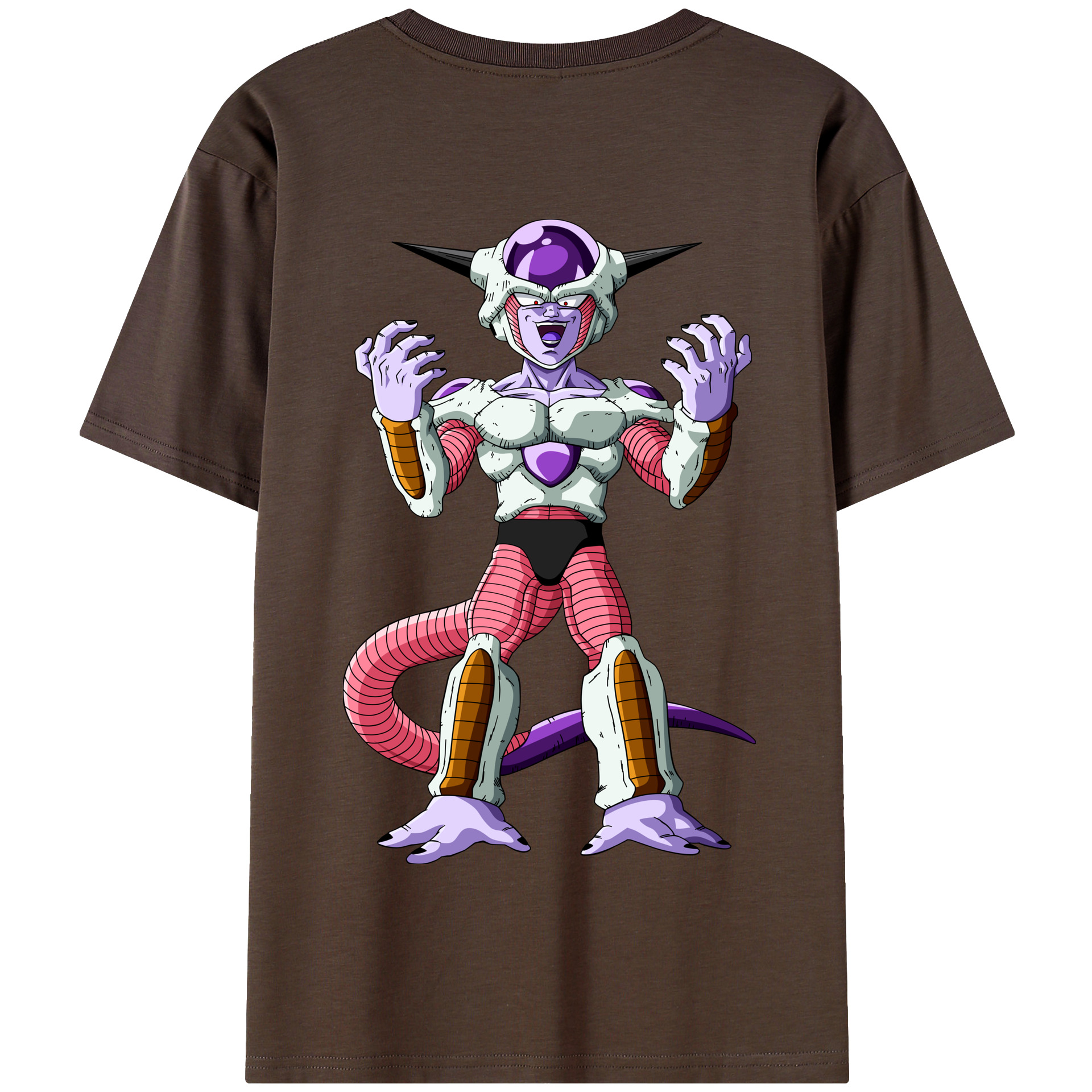（画像用） ドラゴンボール フリーザ DRAGON BALL Frieza 綿100％半袖Tシャツ（背面プリント）
