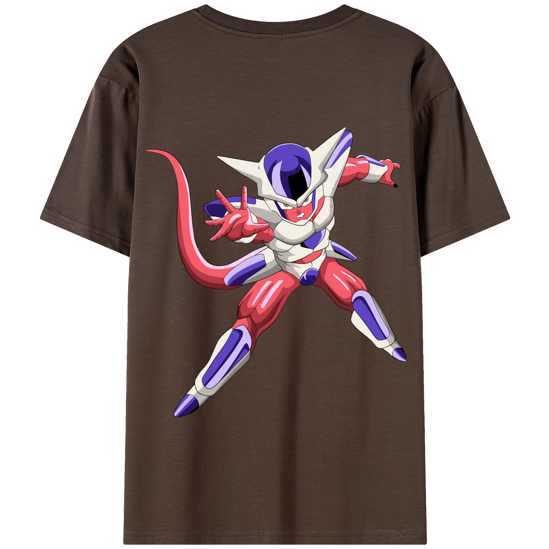 （画像用） ドラゴンボール フリーザ DRAGON BALL Frieza 綿100％半袖Tシャツ（背面プリント）
