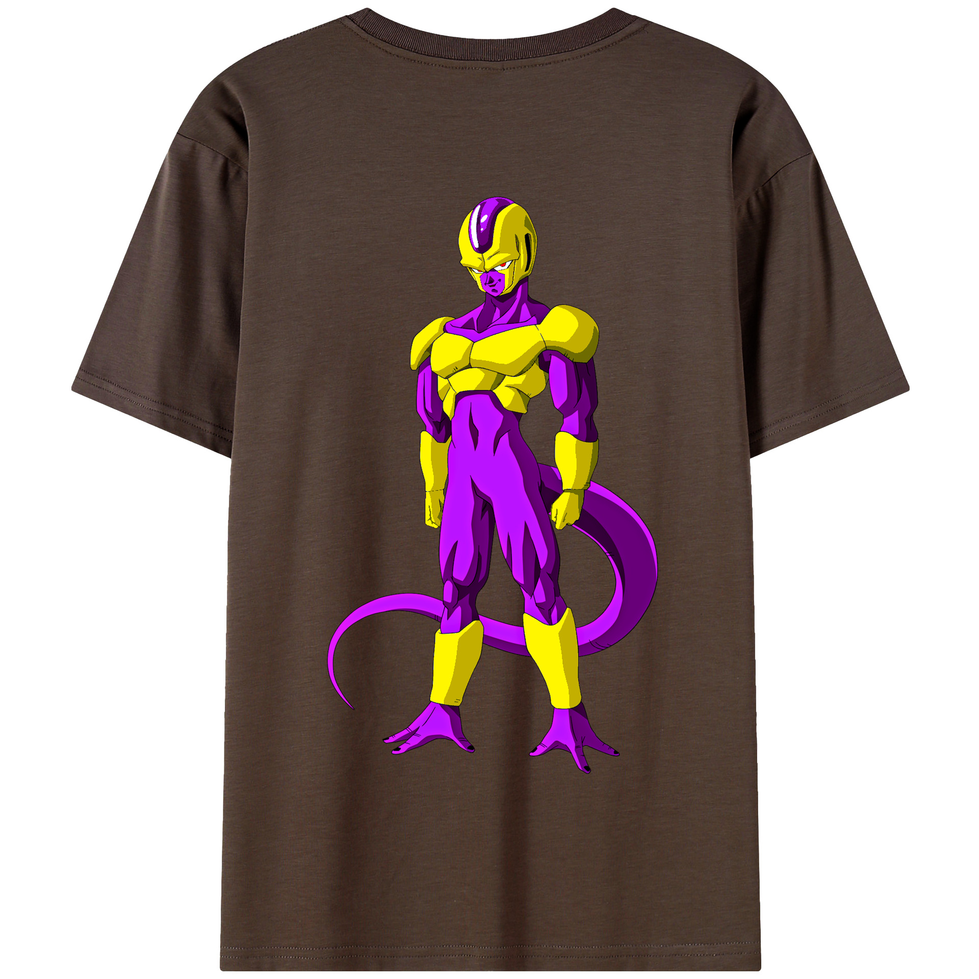 （画像用） ドラゴンボール フリーザ DRAGON BALL Frieza 綿100％半袖Tシャツ（背面プリント）