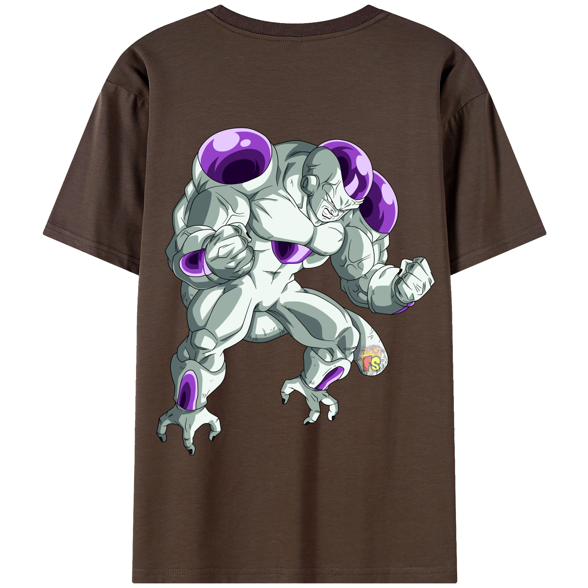 （画像用） ドラゴンボール フリーザ DRAGON BALL Frieza 綿100％半袖Tシャツ（背面プリント）