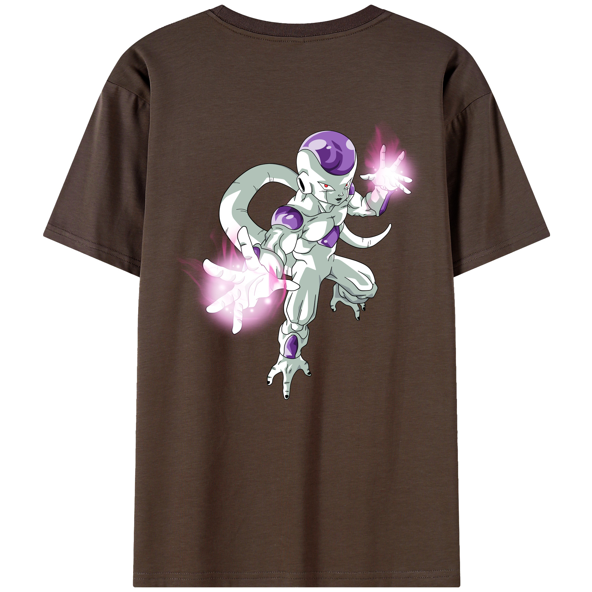 （画像用） ドラゴンボール フリーザ DRAGON BALL Frieza 綿100％半袖Tシャツ（背面プリント）