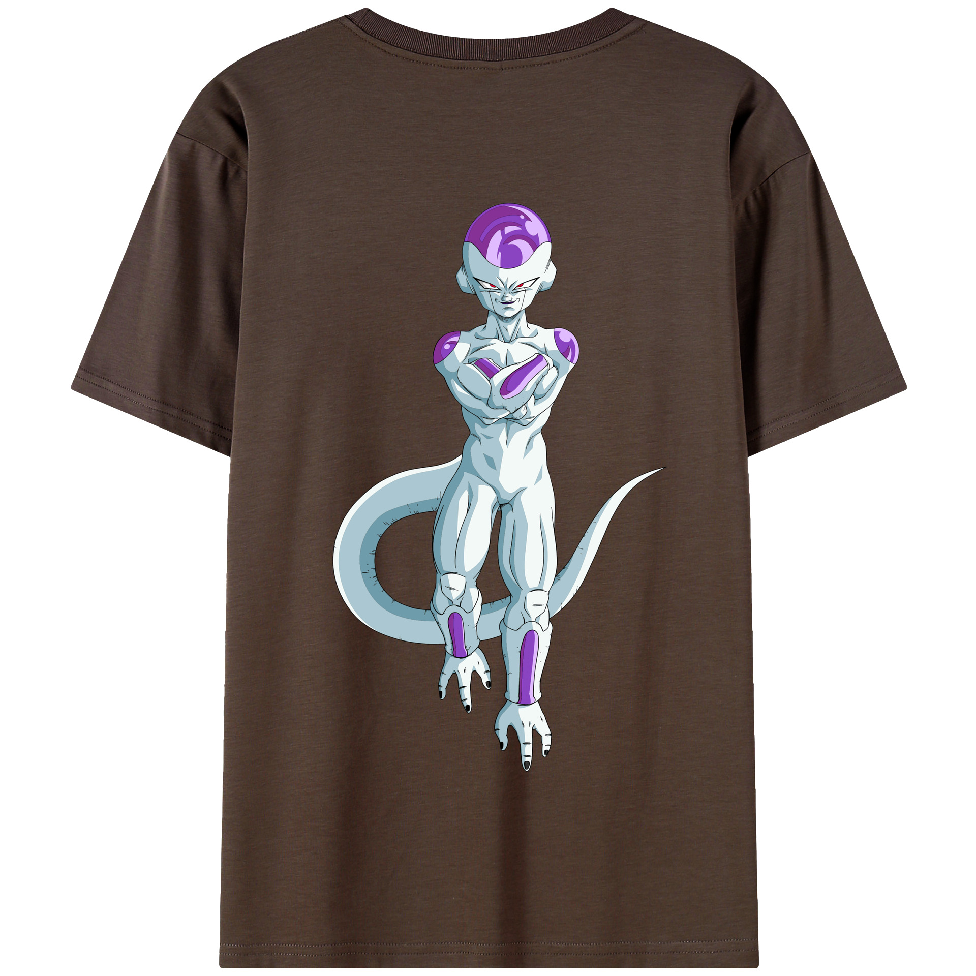 （画像用） ドラゴンボール フリーザ DRAGON BALL Frieza 綿100％半袖Tシャツ（背面プリント）