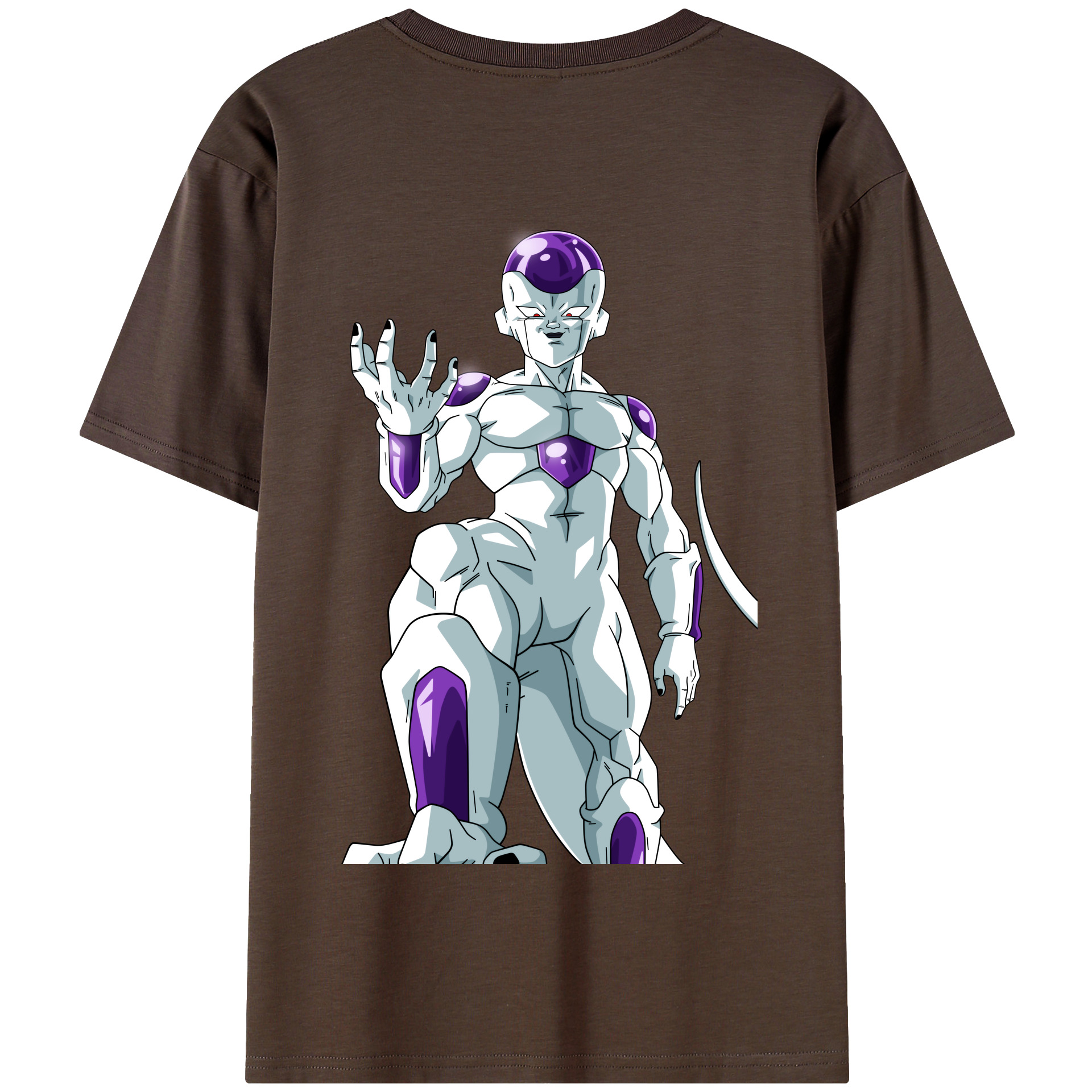 （画像用） ドラゴンボール フリーザ DRAGON BALL Frieza 綿100％半袖Tシャツ（背面プリント）