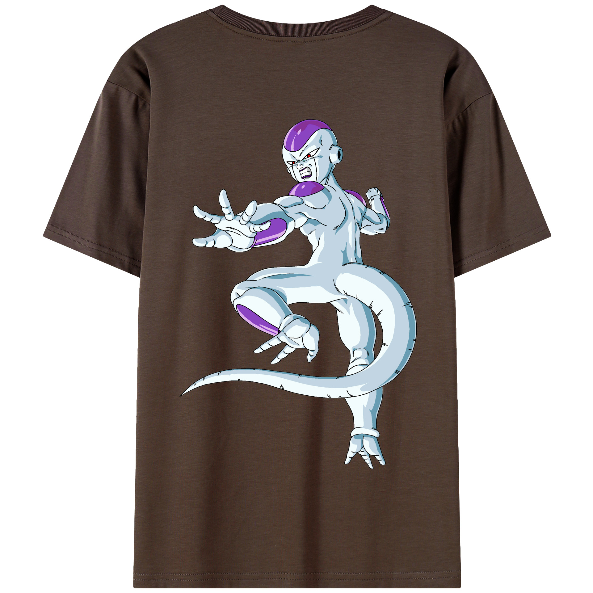 （画像用） ドラゴンボール フリーザ DRAGON BALL Frieza 綿100％半袖Tシャツ（背面プリント）