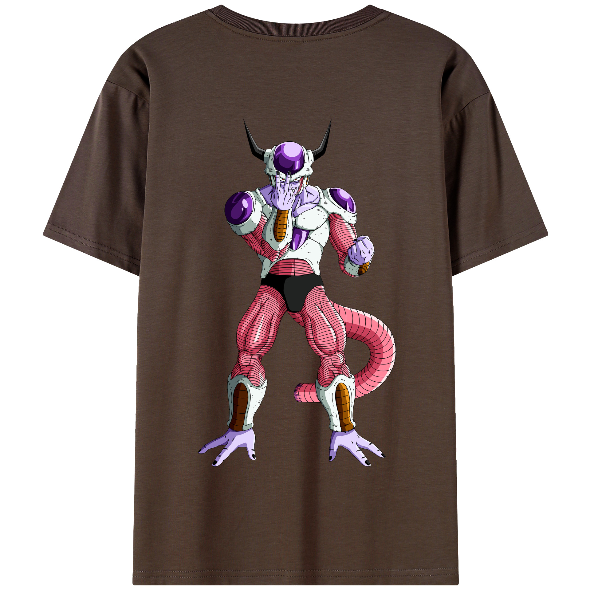 （画像用） ドラゴンボール フリーザ DRAGON BALL Frieza 綿100％半袖Tシャツ（背面プリント）