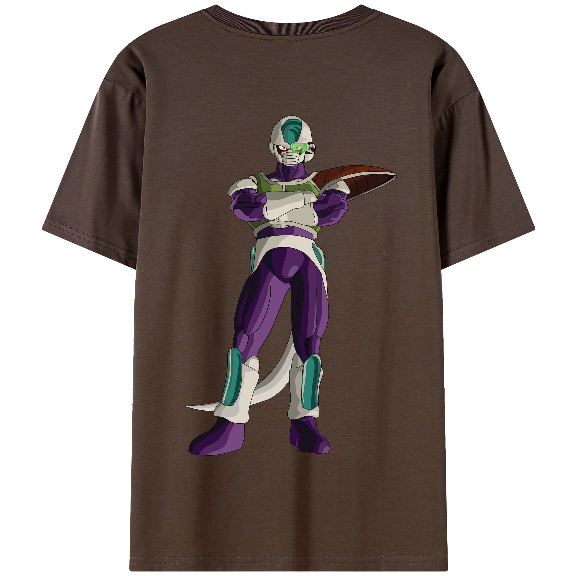 （画像用） ドラゴンボール フリーザ DRAGON BALL Frieza 綿100％半袖Tシャツ（背面プリント）