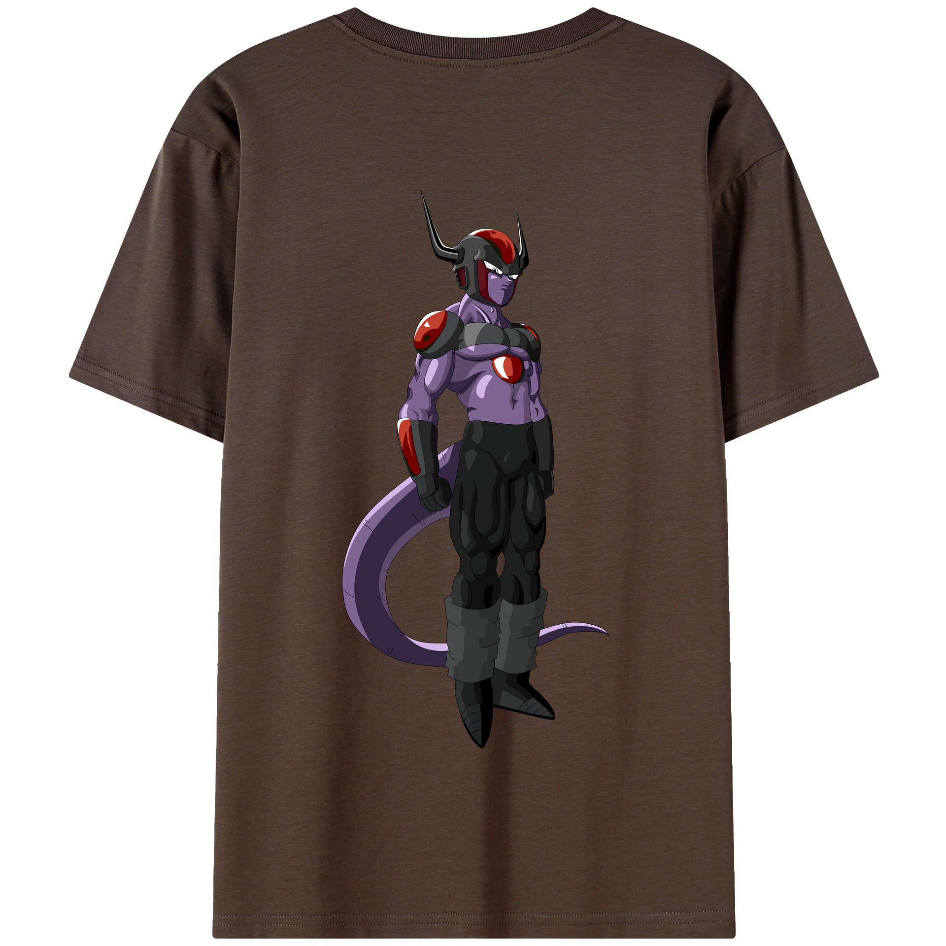 （画像用） ドラゴンボール フリーザ DRAGON BALL Frieza 綿100％半袖Tシャツ（背面プリント）