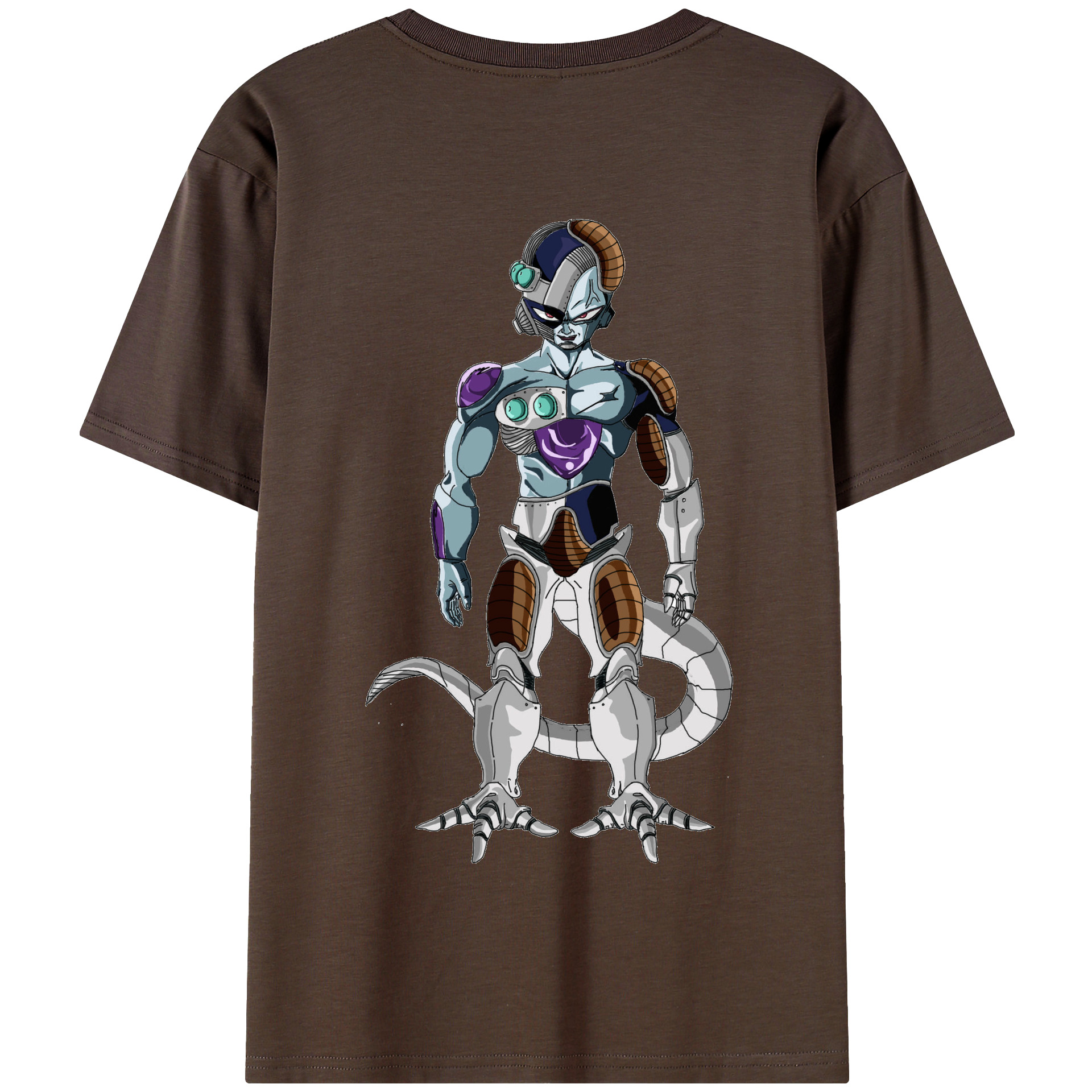 （画像用） ドラゴンボール クウラ DRAGON BALL Cooler Coora 綿100％半袖Tシャツ（背面プリント）