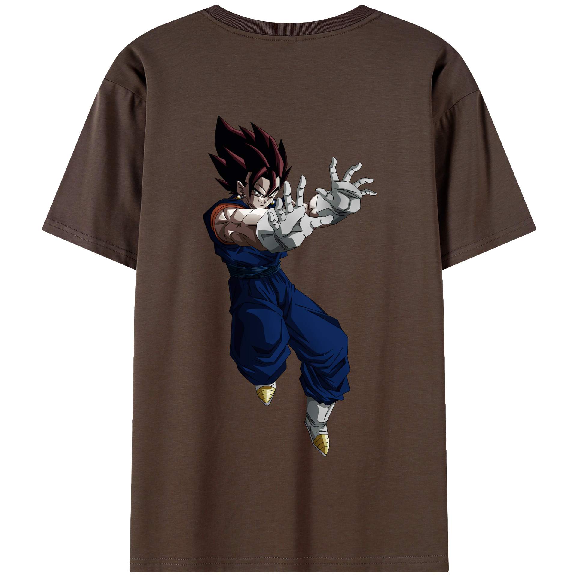 （画像用） ドラゴンボール ベジット DRAGON BALL Vegetto 綿100％半袖Tシャツ（背面プリント）