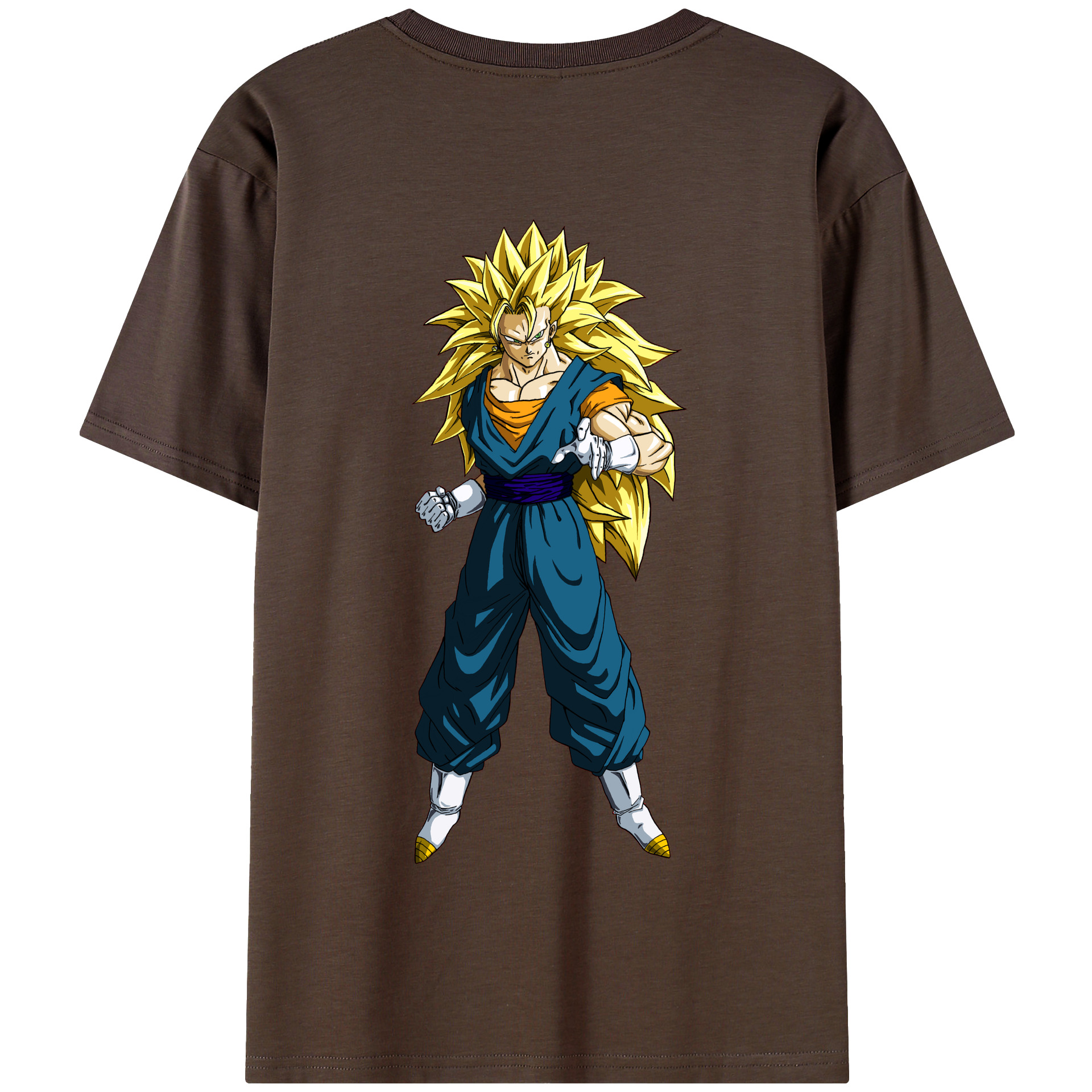 （画像用） ドラゴンボール ベジット DRAGON BALL Vegetto 綿100％半袖Tシャツ（背面プリント）