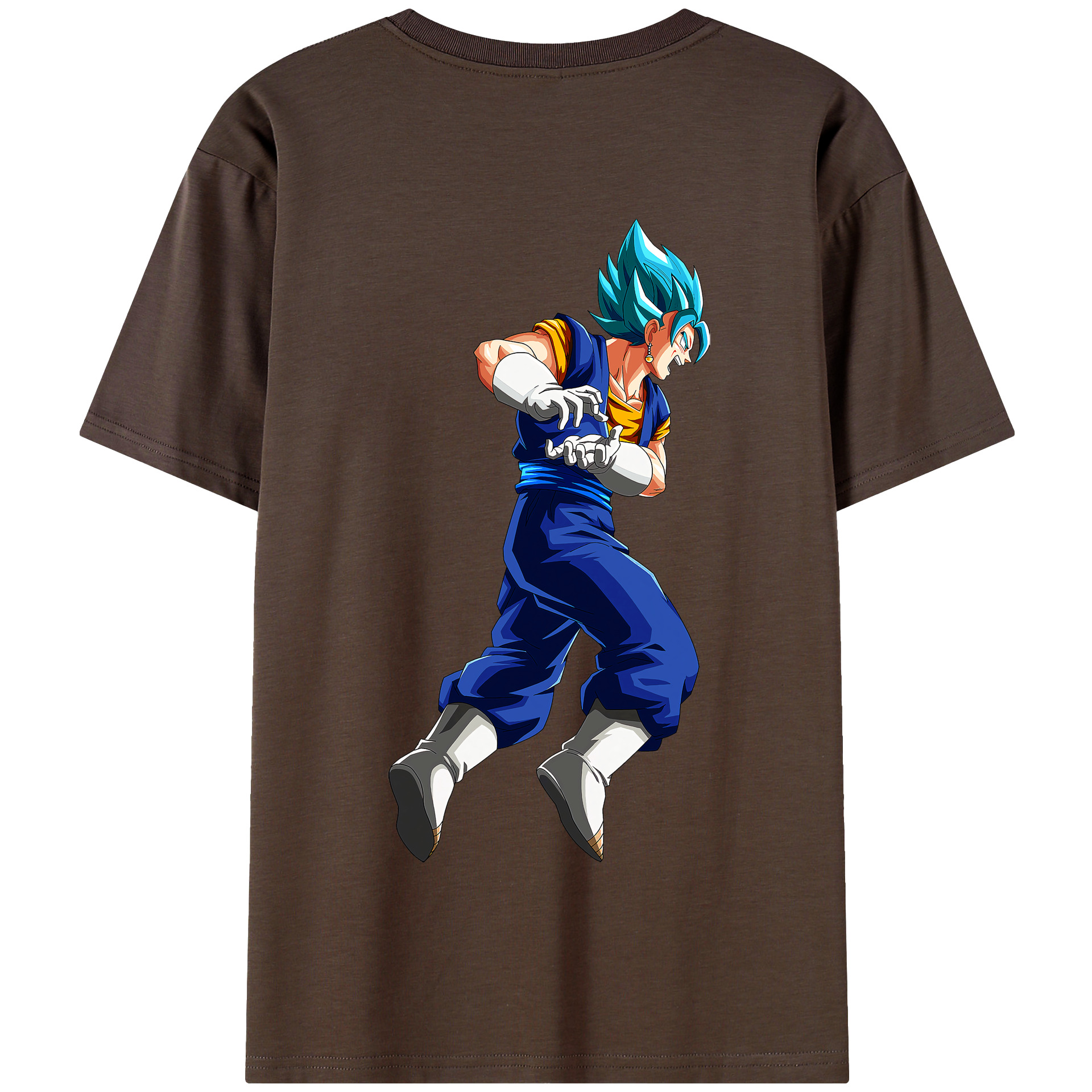 （画像用） ドラゴンボール ベジット DRAGON BALL Vegetto 綿100％半袖Tシャツ（背面プリント）