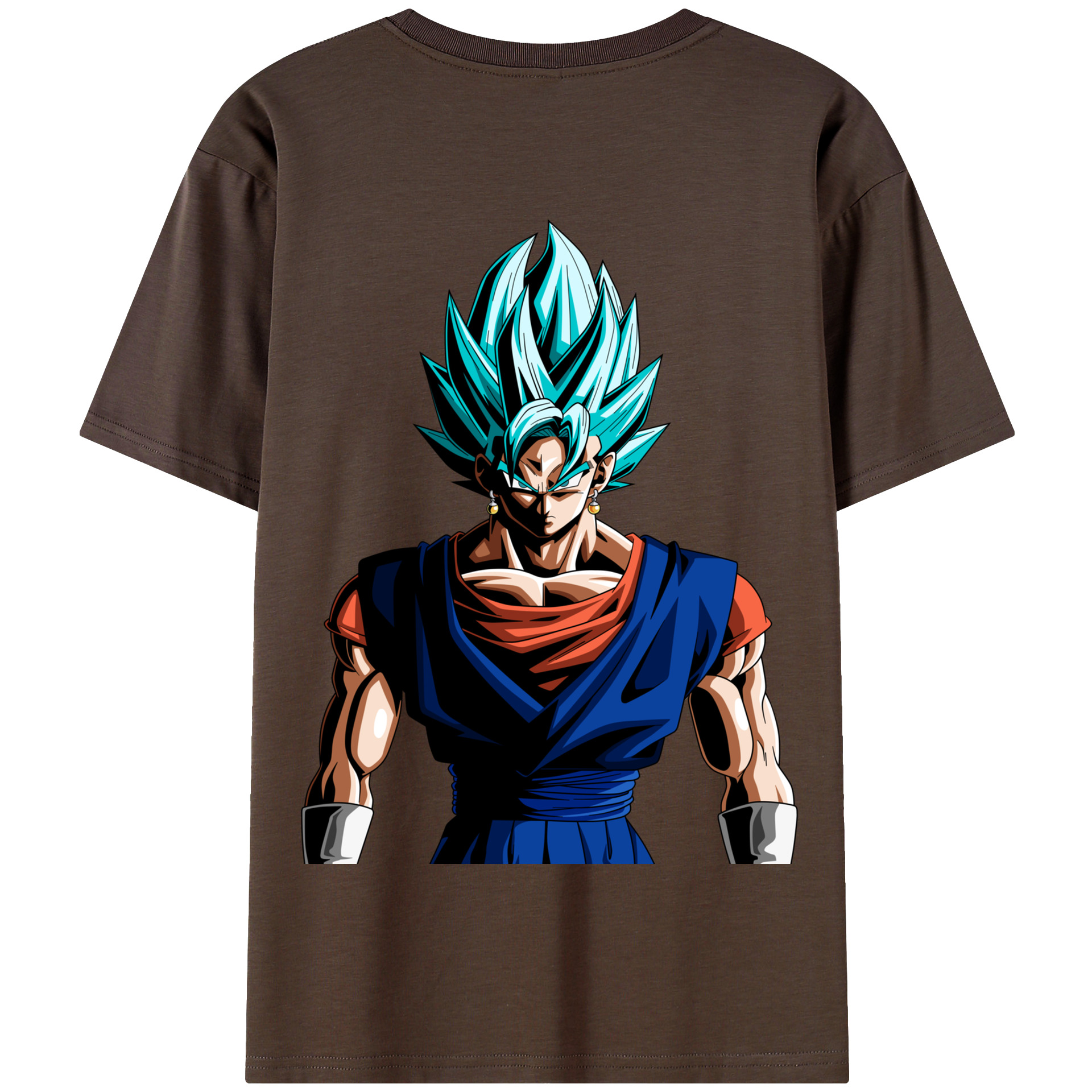 （画像用） ドラゴンボール ベジット DRAGON BALL Vegetto 綿100％半袖Tシャツ（背面プリント）