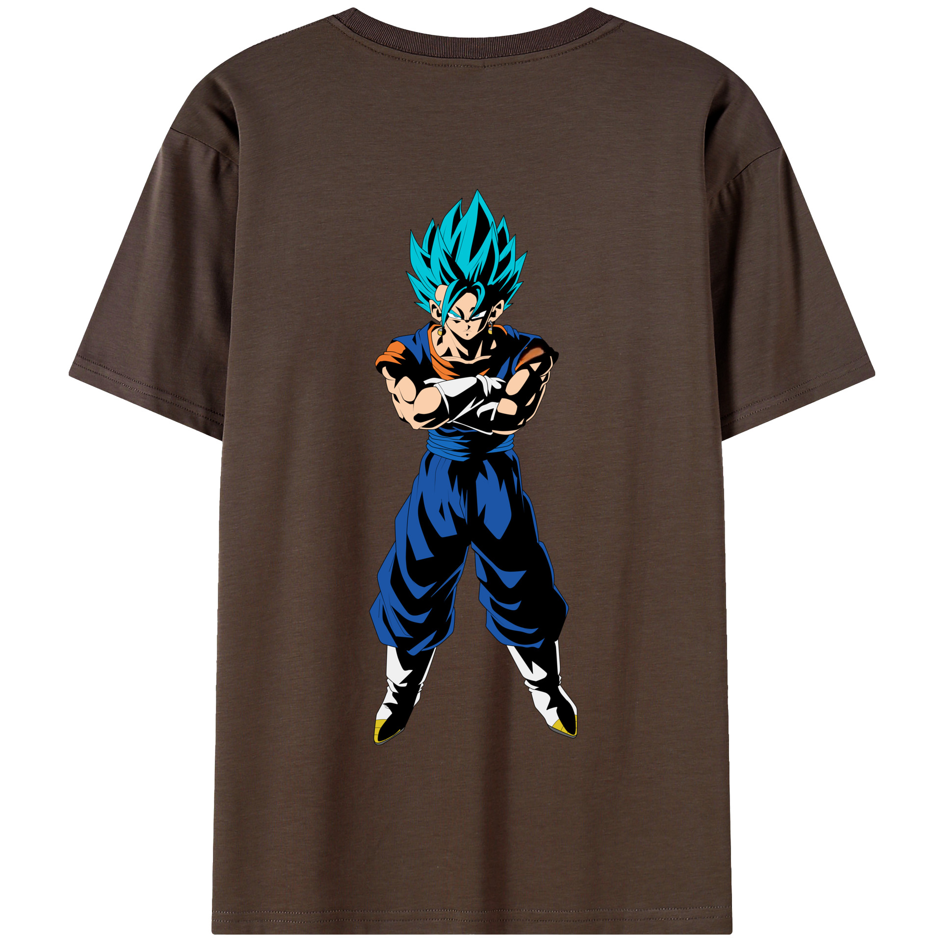 （画像用） ドラゴンボール ベジット DRAGON BALL Vegetto 綿100％半袖Tシャツ（背面プリント）