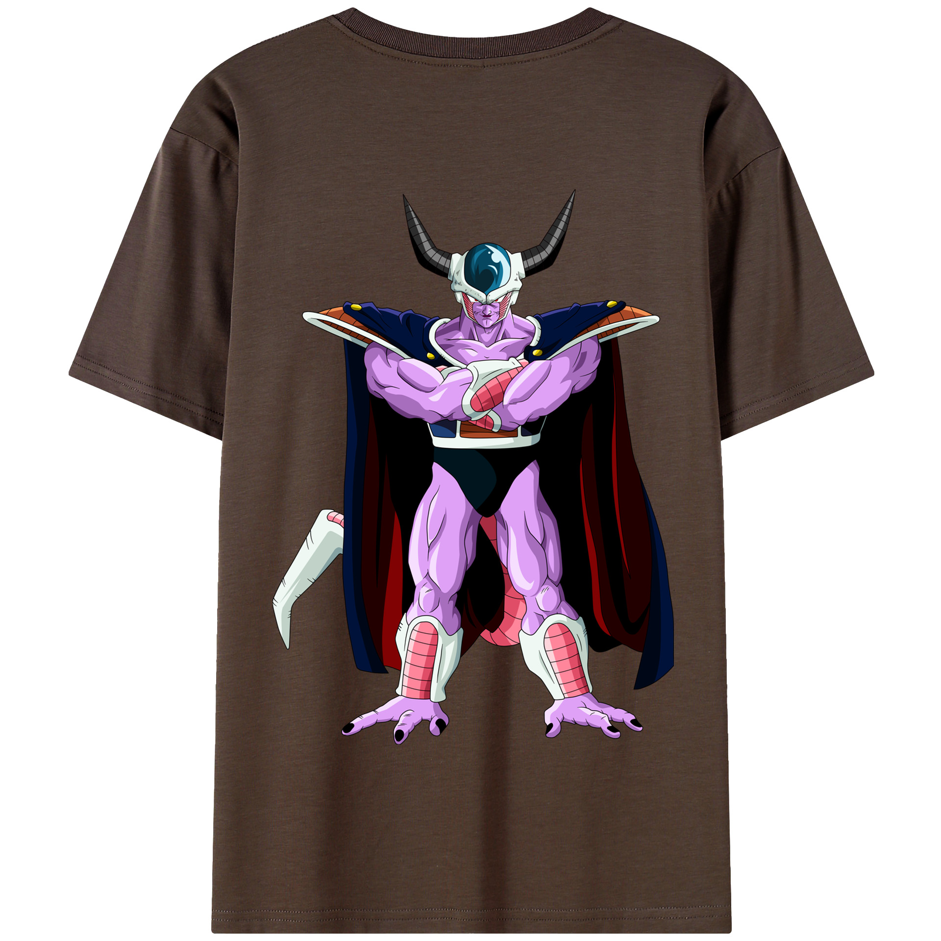 （画像用） ドラゴンボール コルド大王 DRAGON BALL King Cold 綿100％半袖Tシャツ（背面プリント）