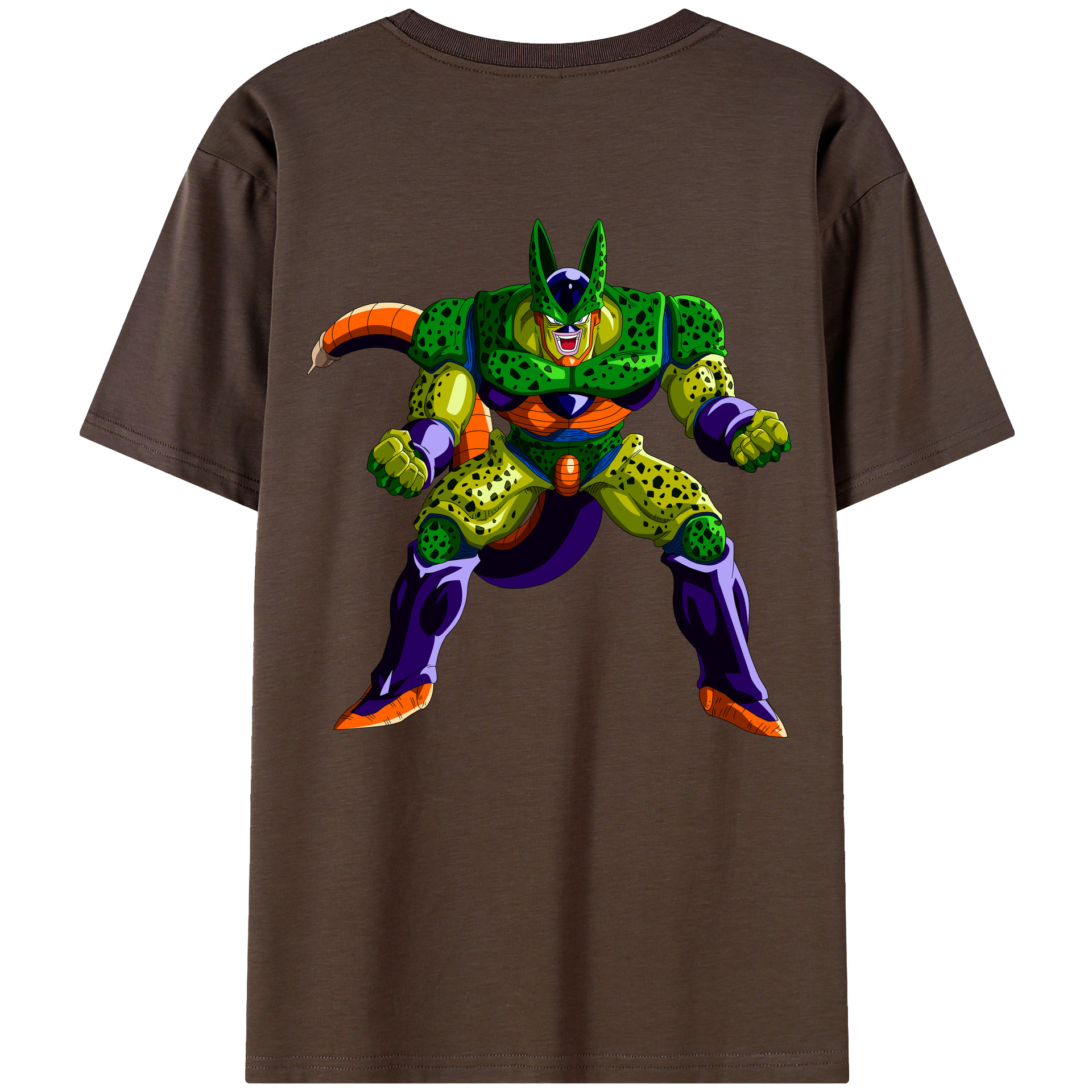 （画像用） ドラゴンボール セル DRAGON BALL Cell 綿100％半袖Tシャツ（背面プリント）