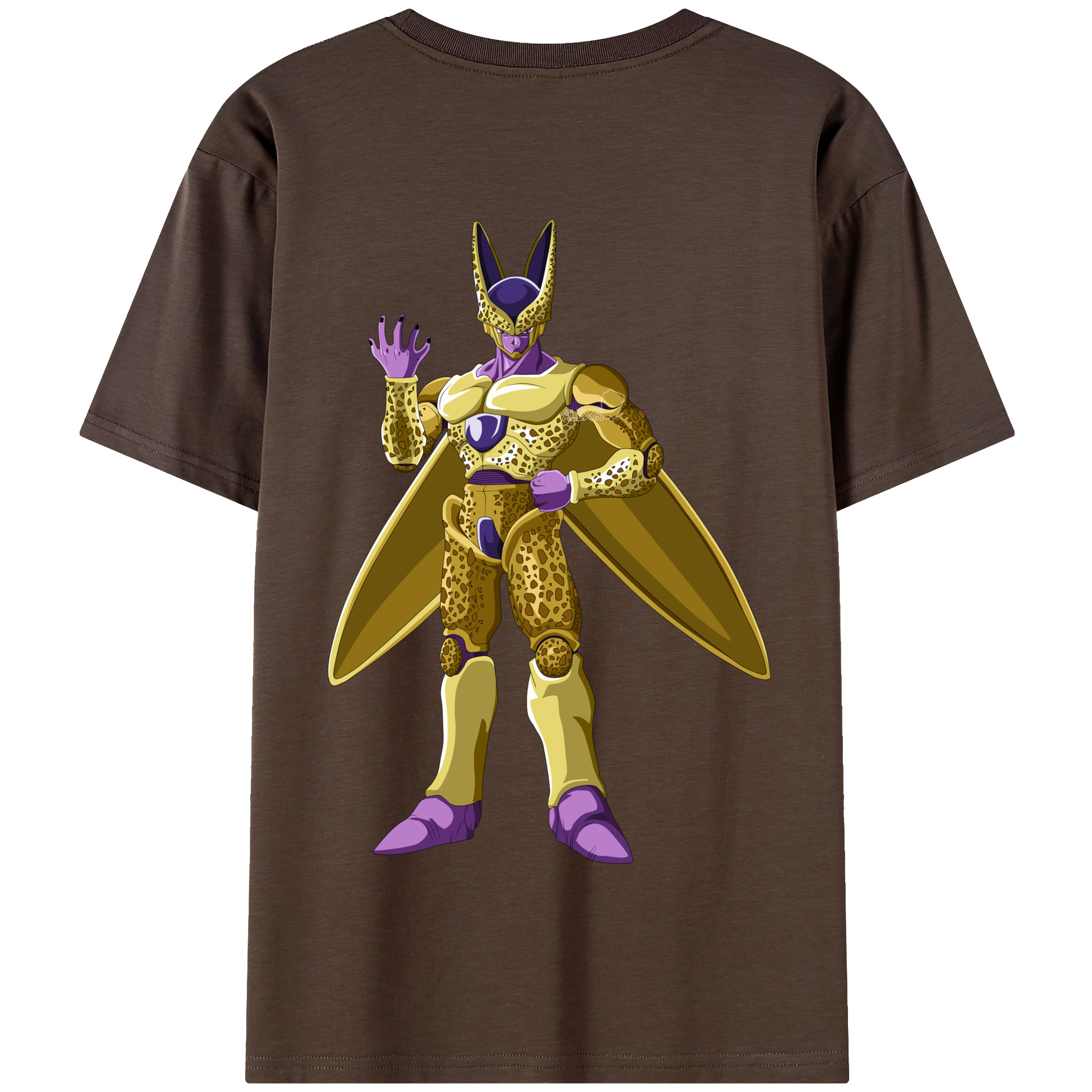 （画像用） ドラゴンボール セル DRAGON BALL Cell 綿100％半袖Tシャツ（背面プリント）