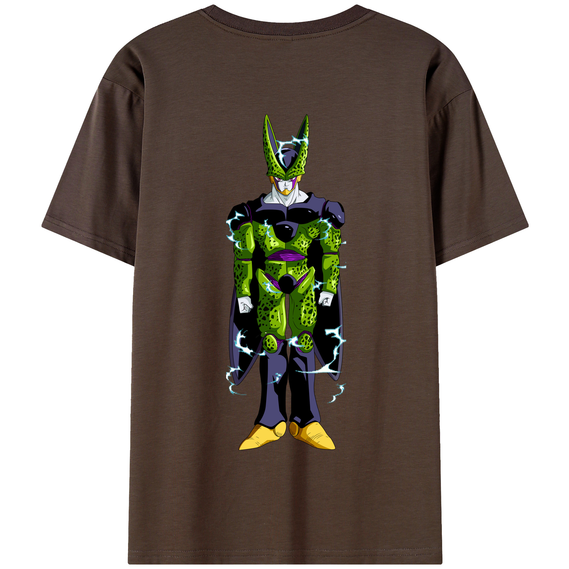（画像用） ドラゴンボール セル DRAGON BALL Cell 綿100％半袖Tシャツ（背面プリント）