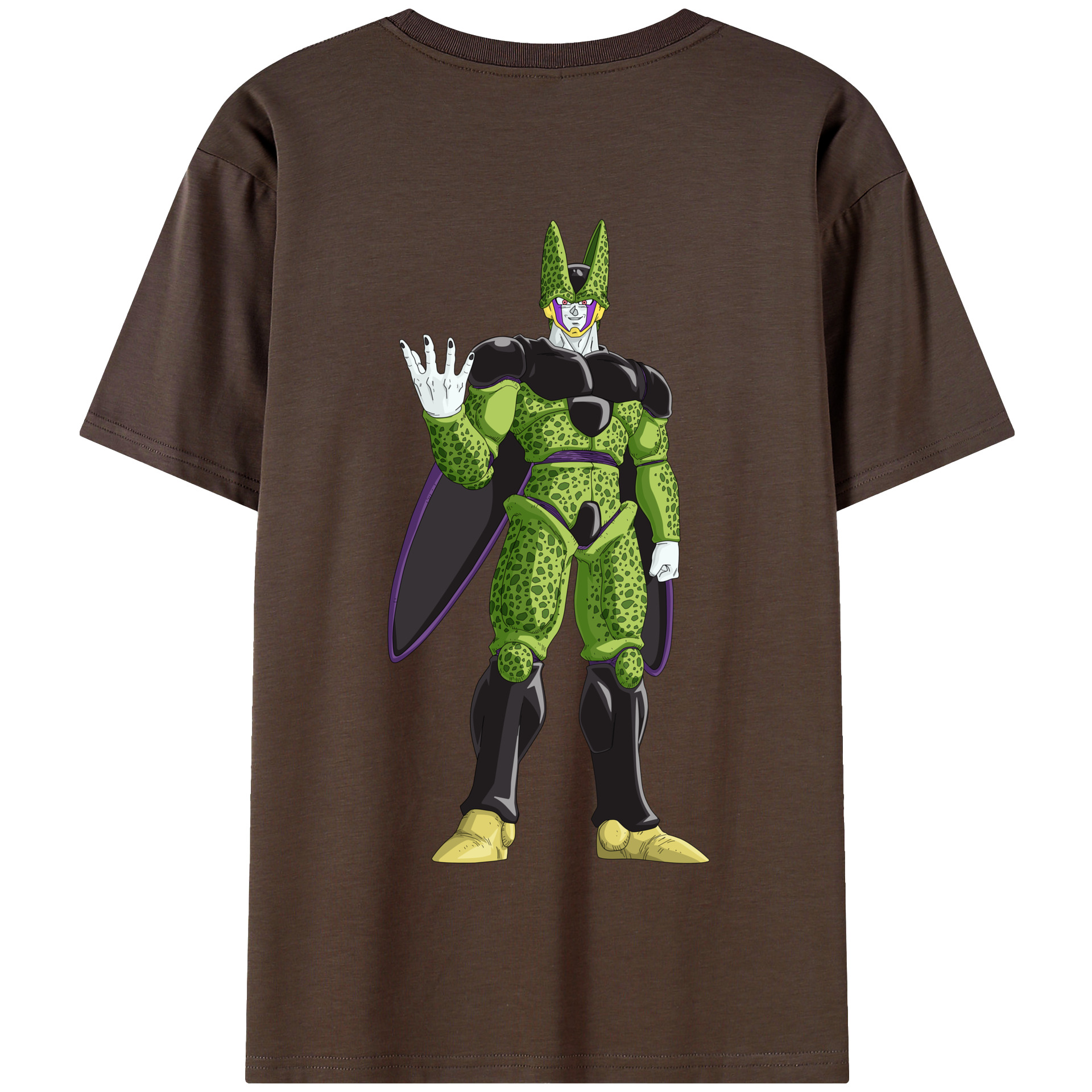 （画像用） ドラゴンボール セル DRAGON BALL Cell 綿100％半袖Tシャツ（背面プリント）