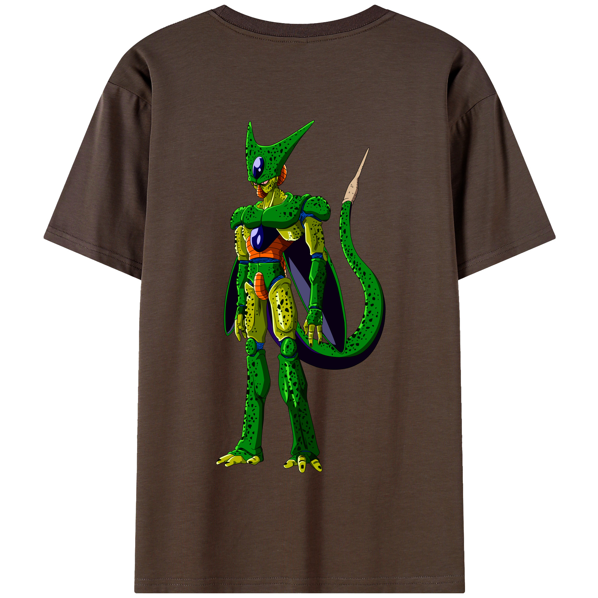 （画像用） ドラゴンボール セル DRAGON BALL Cell 綿100％半袖Tシャツ（背面プリント）