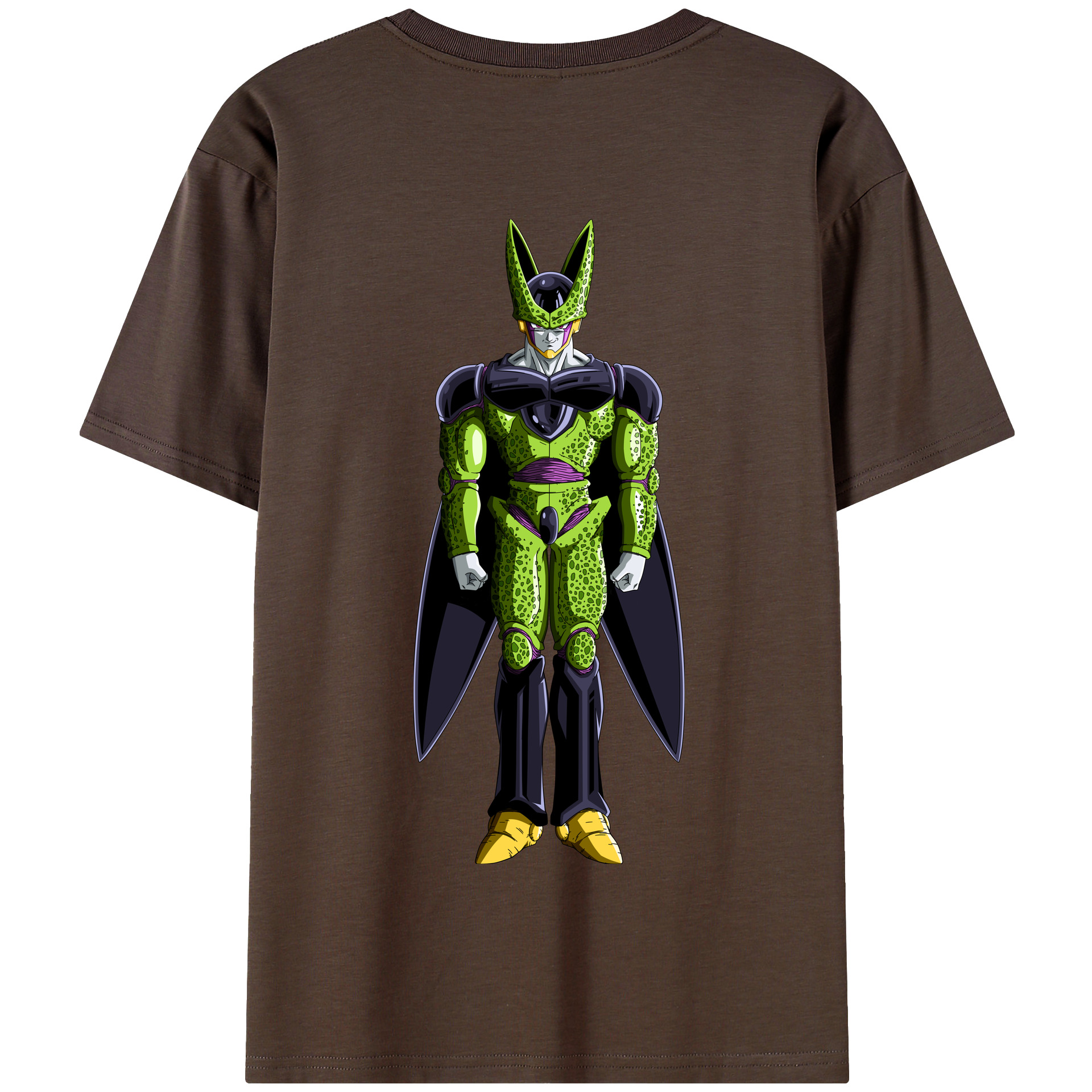 （画像用） ドラゴンボール セル DRAGON BALL Cell 綿100％半袖Tシャツ（背面プリント）