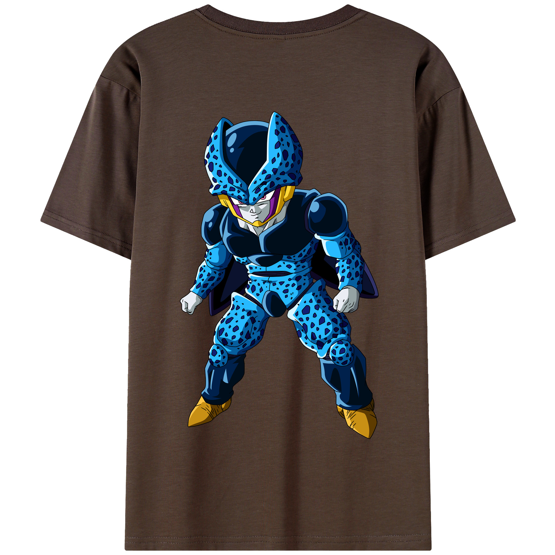 （画像用） ドラゴンボール セル DRAGON BALL Cell 綿100％半袖Tシャツ（背面プリント）
