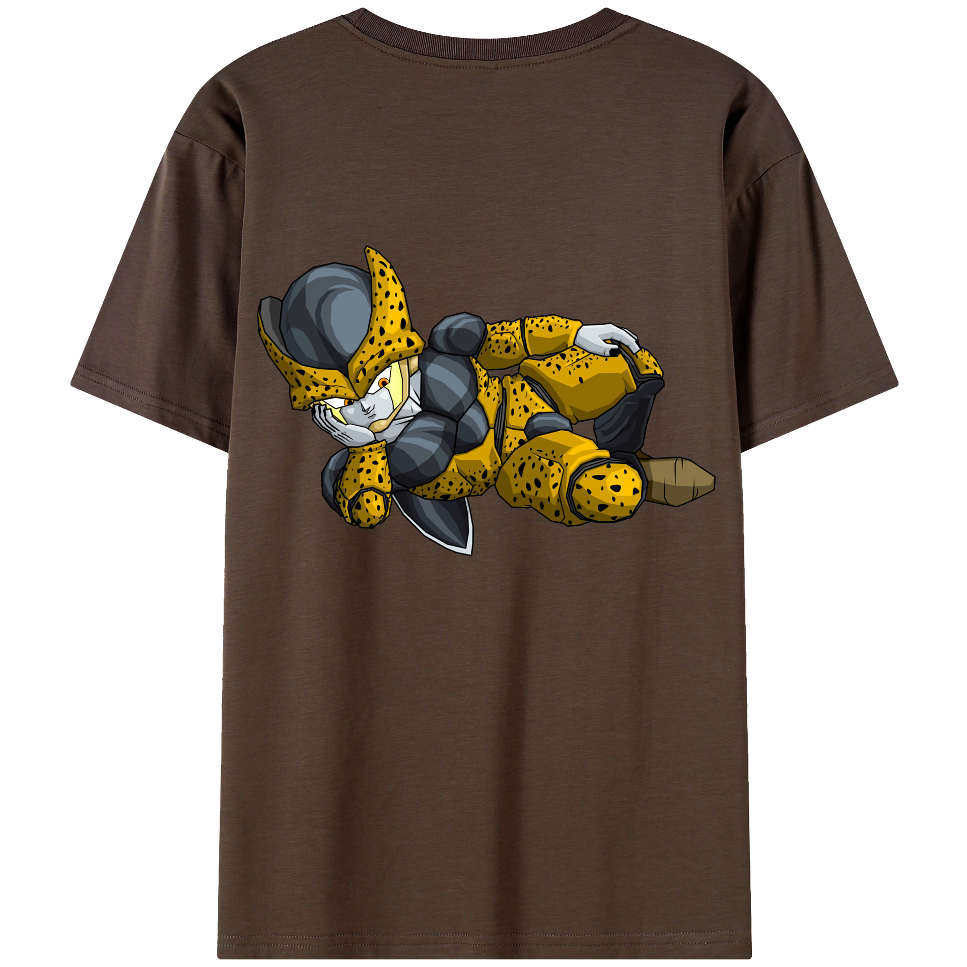 （画像用） ドラゴンボール セル DRAGON BALL Cell 綿100％半袖Tシャツ（背面プリント）