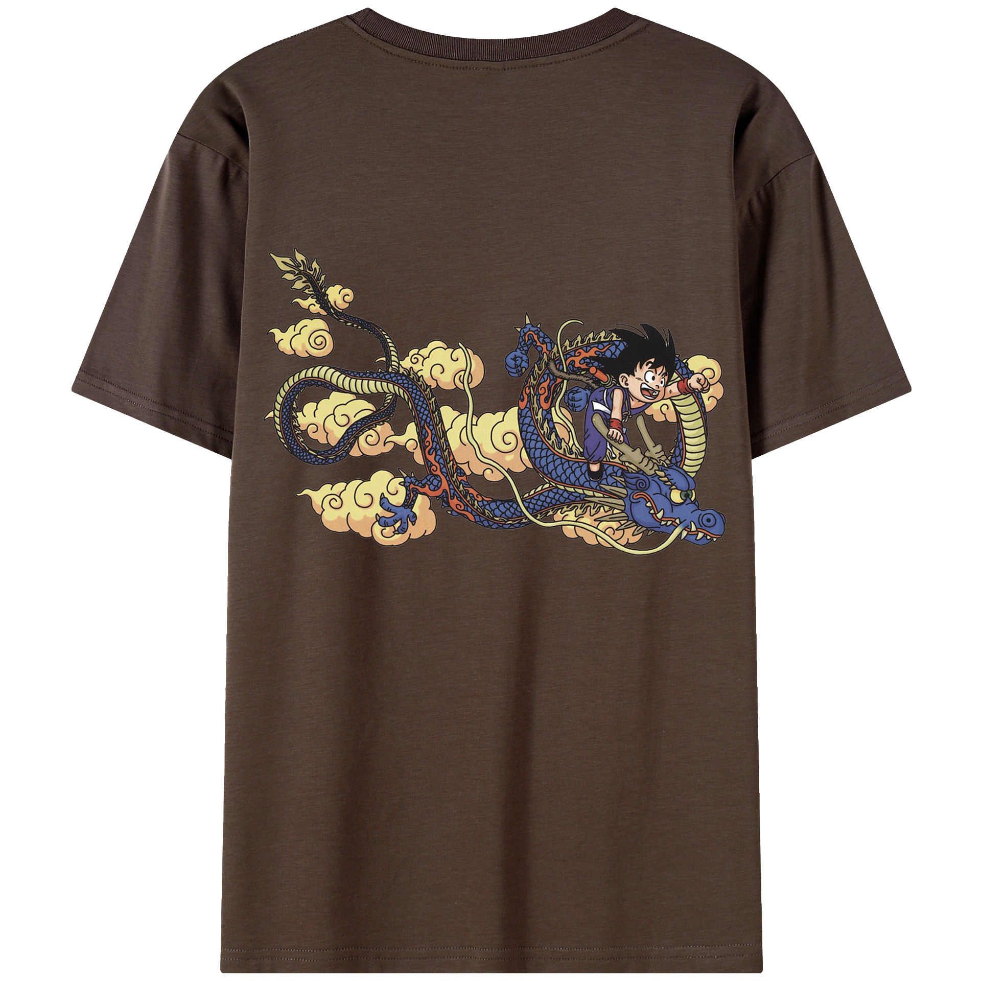 （画像用） ドラゴンボール 神龍 シェンロン DRAGON BALL Shenron 綿100％半袖Tシャツ（背面プリント）