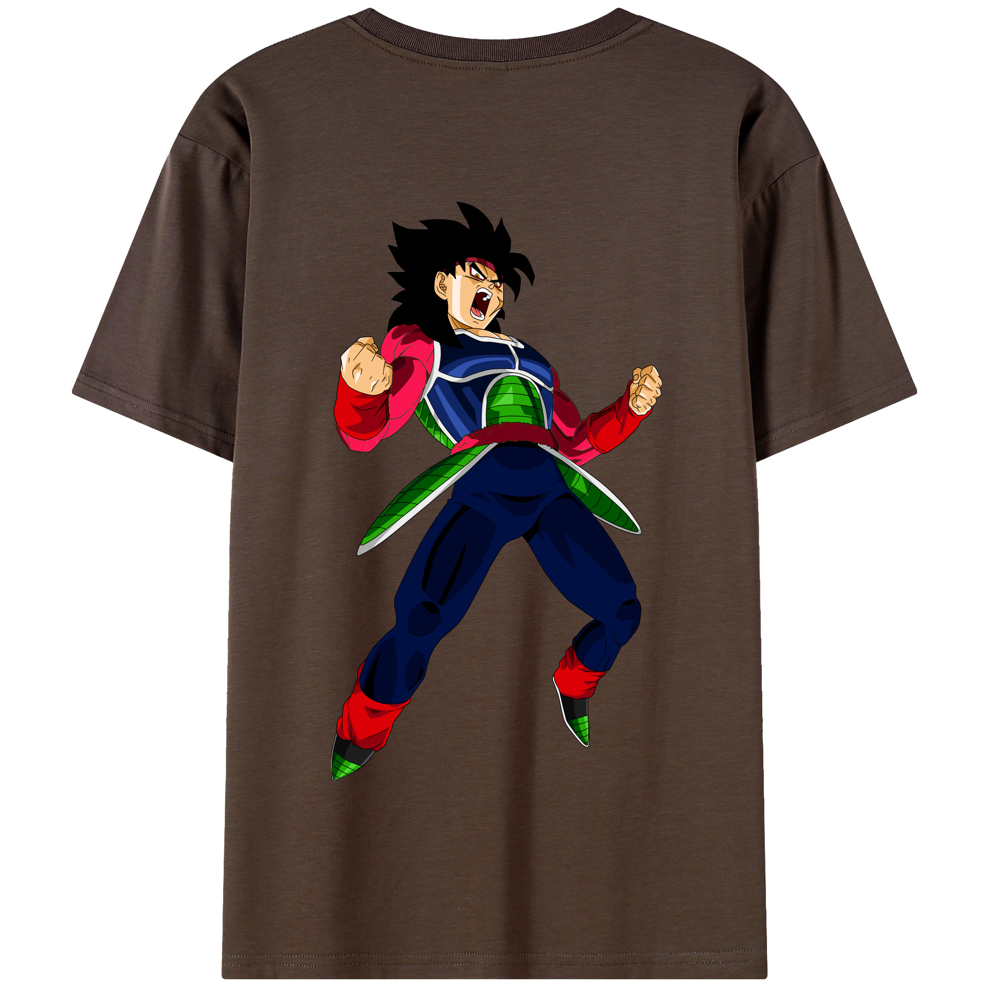 （画像用） ドラゴンボール バーダック DRAGON BALL Burdock 綿100％半袖Tシャツ（背面プリント）