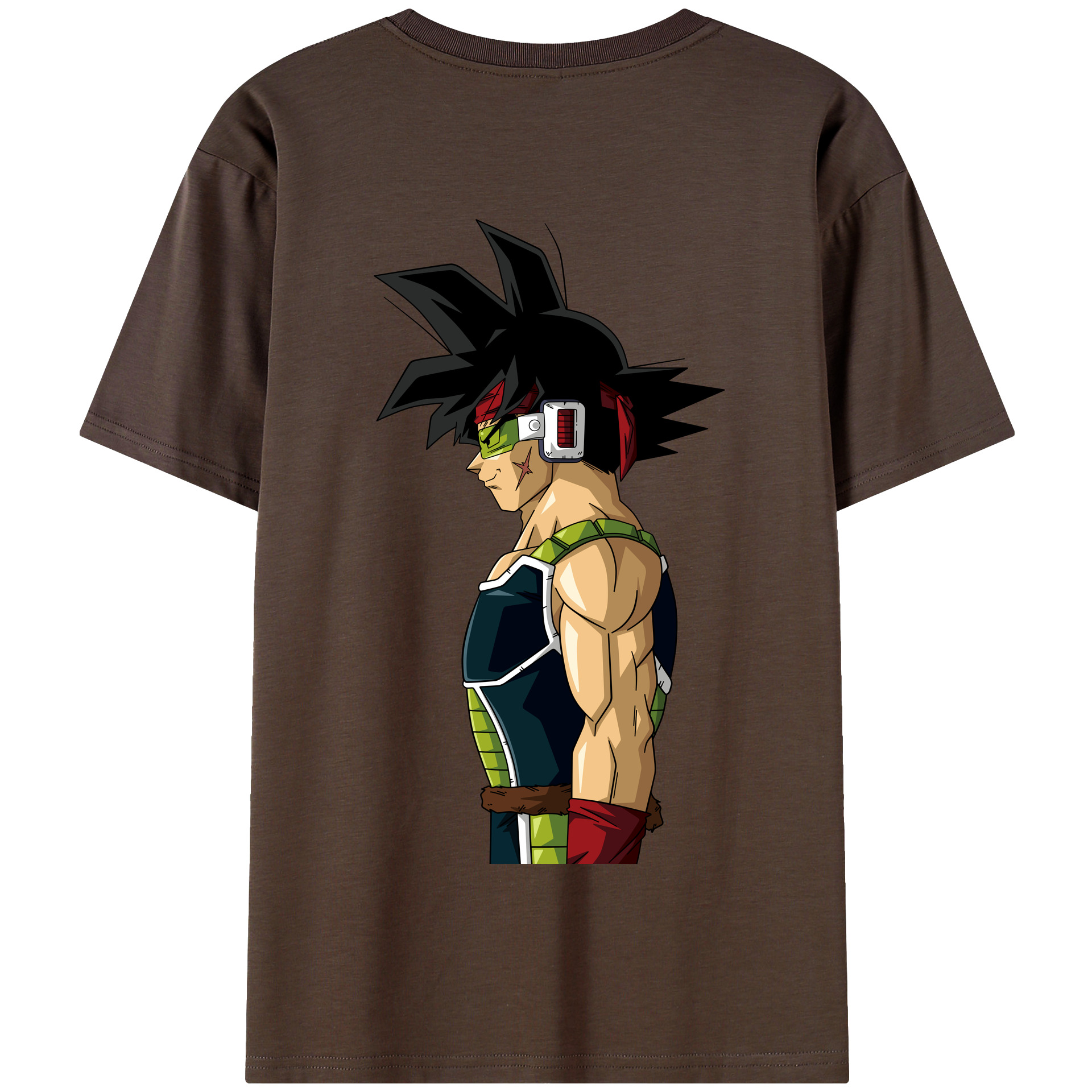 （画像用） ドラゴンボール バーダック DRAGON BALL Burdock 綿100％半袖Tシャツ（背面プリント）