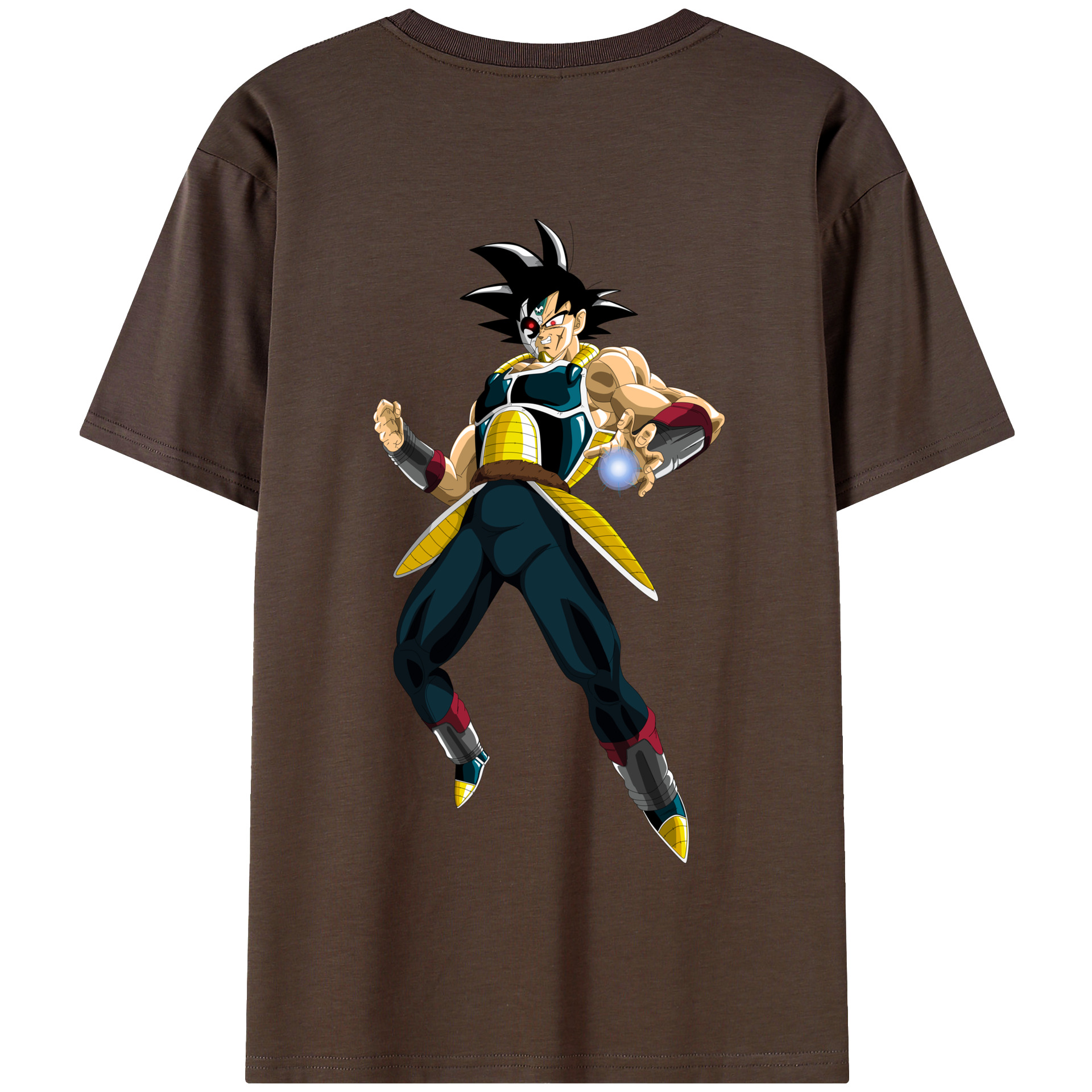 （画像用） ドラゴンボール バーダック DRAGON BALL Burdock 綿100％半袖Tシャツ（背面プリント）