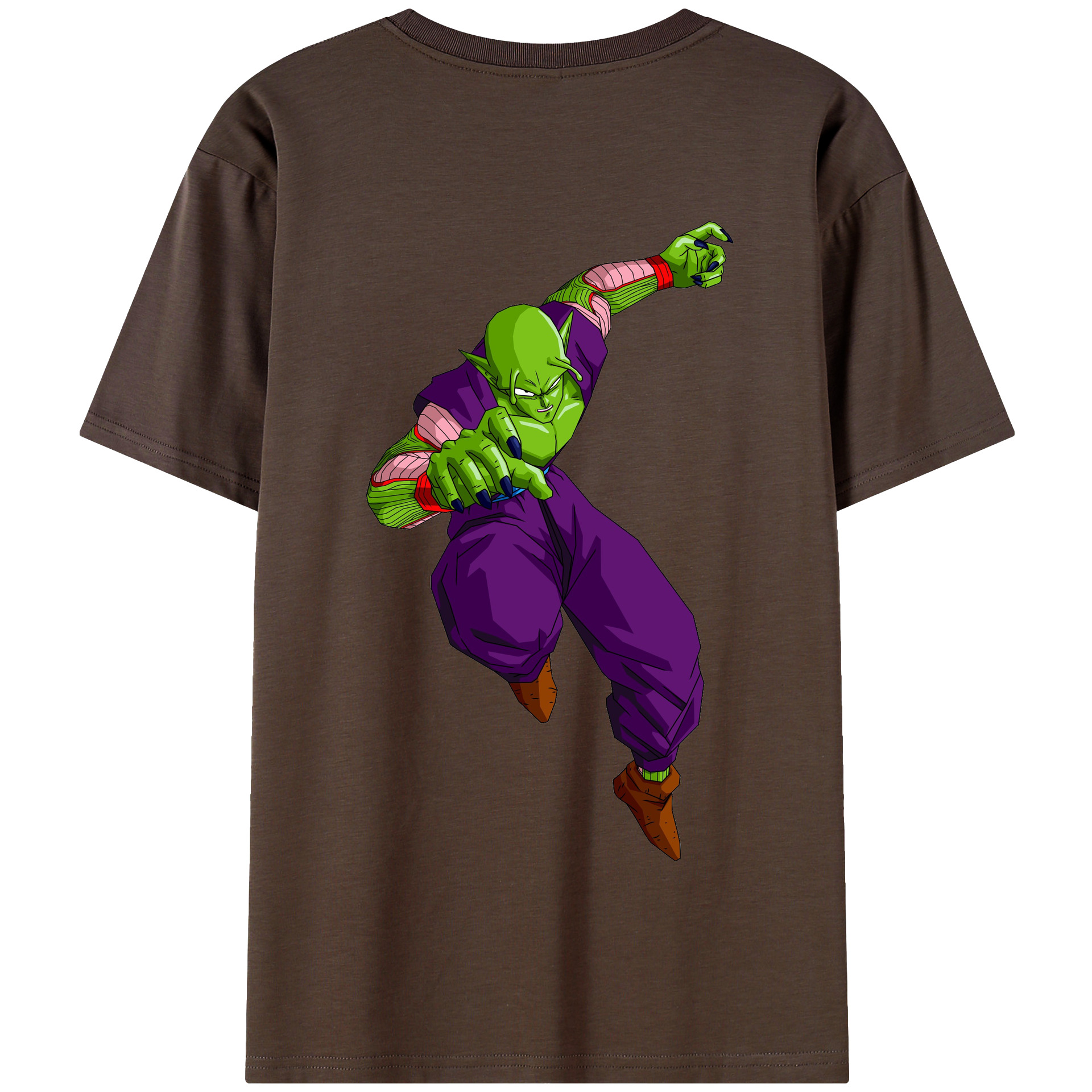 （画像用） ドラゴンボール ピッコロ DRAGON BALL Piccolo 綿100％半袖Tシャツ（背面プリント）