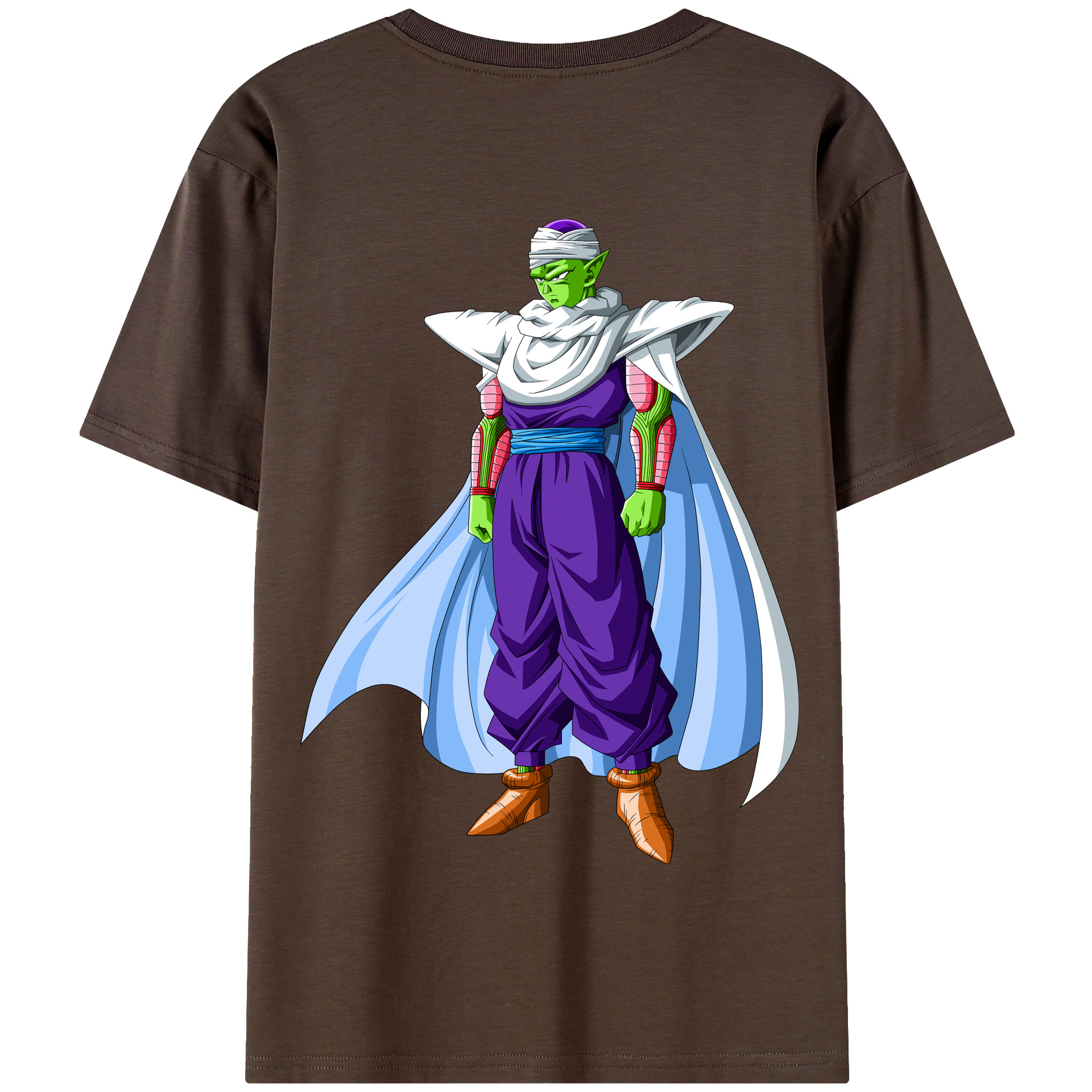 （画像用） ドラゴンボール ピッコロ DRAGON BALL Piccolo 綿100％半袖Tシャツ（背面プリント）