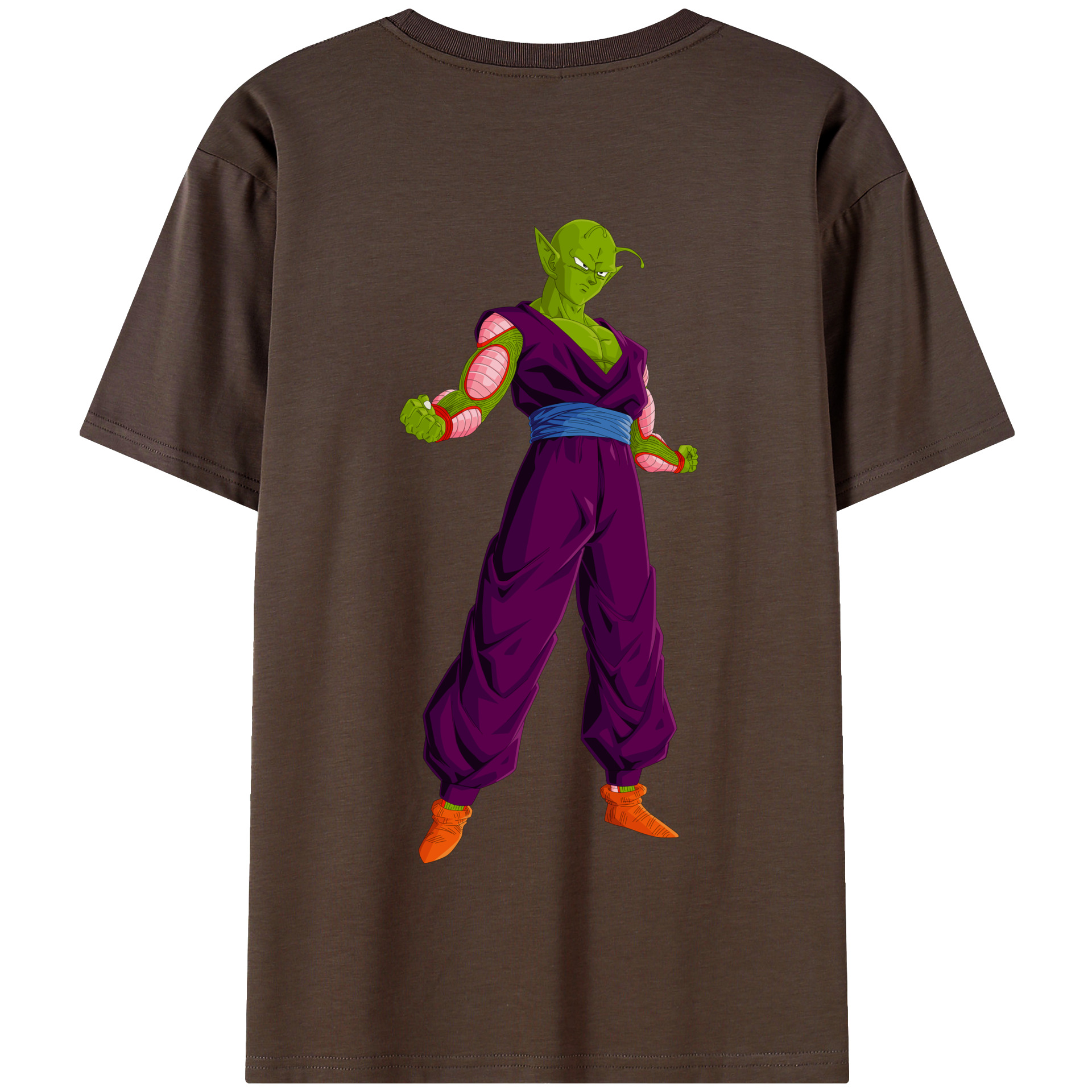 （画像用） ドラゴンボール ピッコロ DRAGON BALL Piccolo 綿100％半袖Tシャツ（背面プリント）