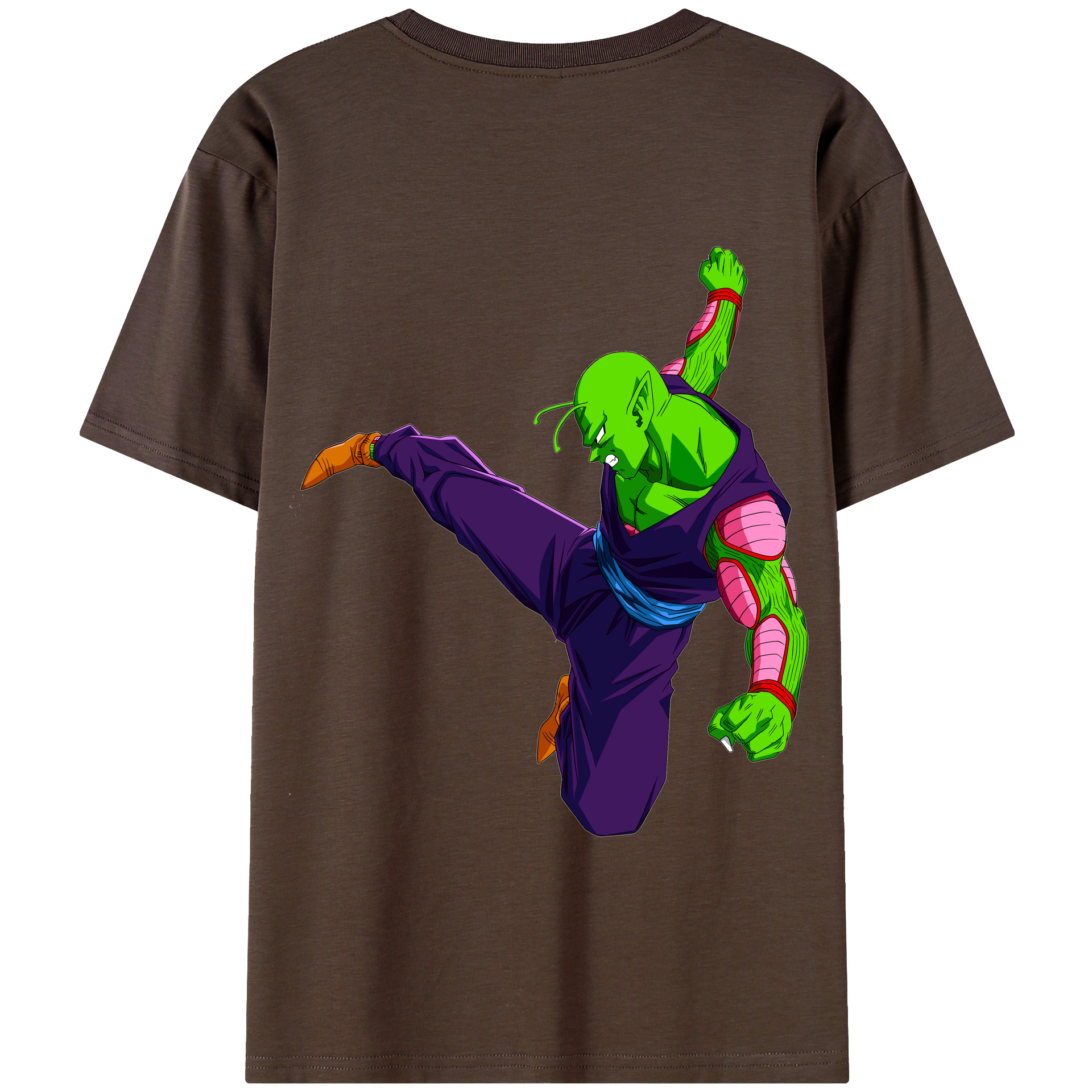 （画像用） ドラゴンボール ピッコロ DRAGON BALL Piccolo 綿100％半袖Tシャツ（背面プリント）