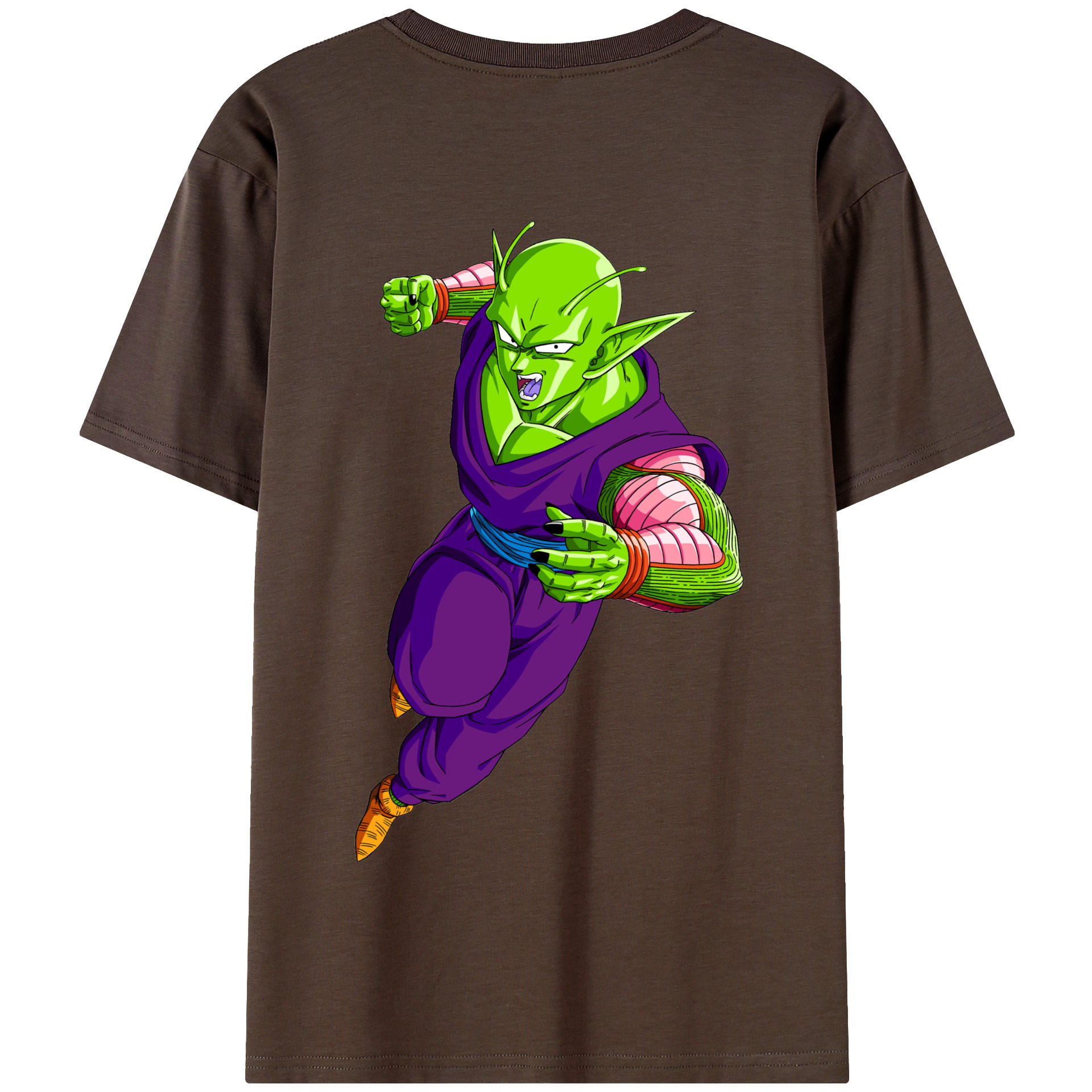 （画像用） ドラゴンボール ピッコロ DRAGON BALL Piccolo 綿100％半袖Tシャツ（背面プリント）