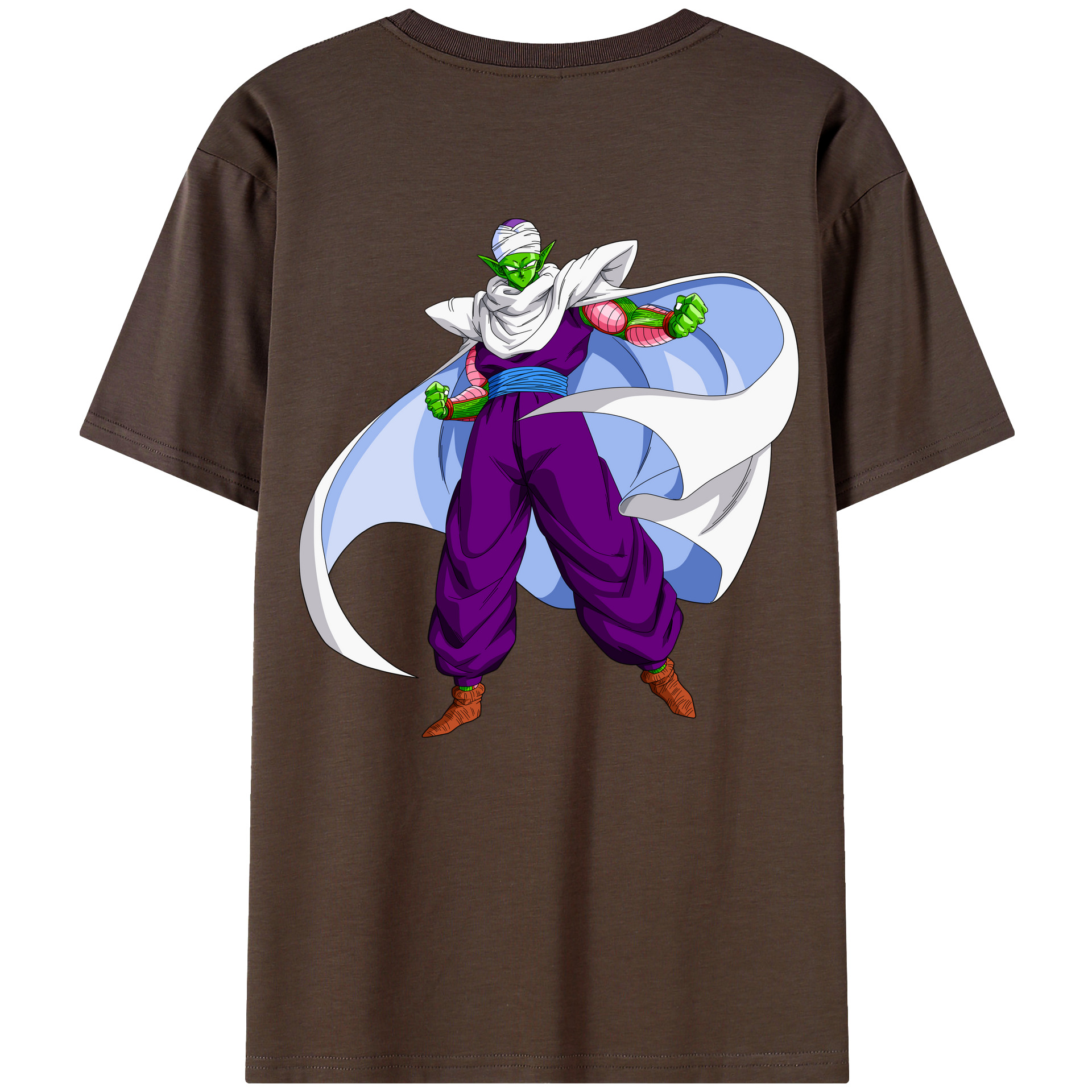 （画像用） ドラゴンボール ピッコロ DRAGON BALL Piccolo 綿100％半袖Tシャツ（背面プリント）