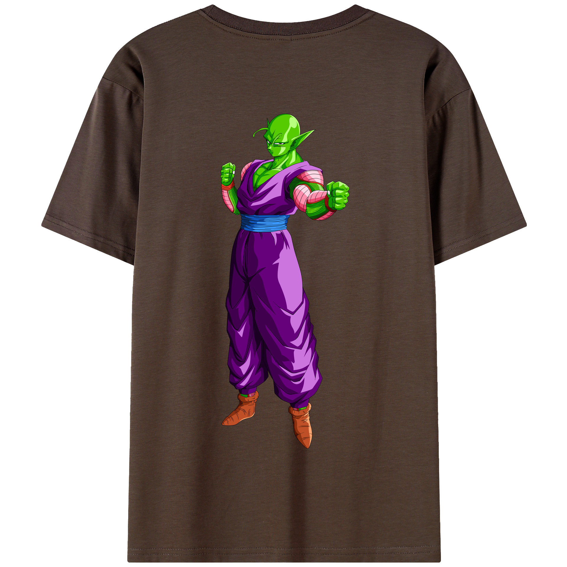（画像用） ドラゴンボール ピッコロ DRAGON BALL Piccolo 綿100％半袖Tシャツ（背面プリント）