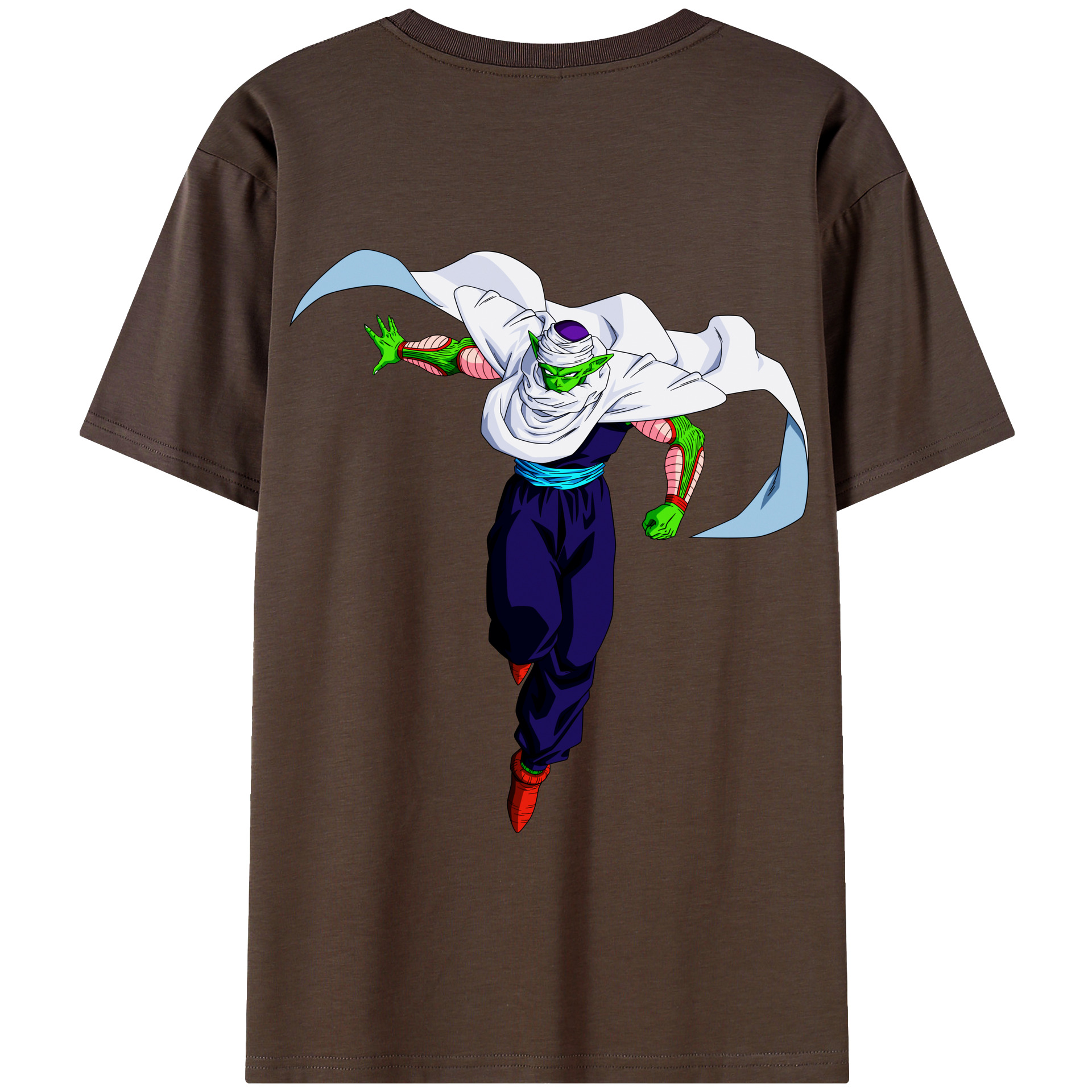 （画像用） ドラゴンボール ピッコロ DRAGON BALL Piccolo 綿100％半袖Tシャツ（背面プリント）
