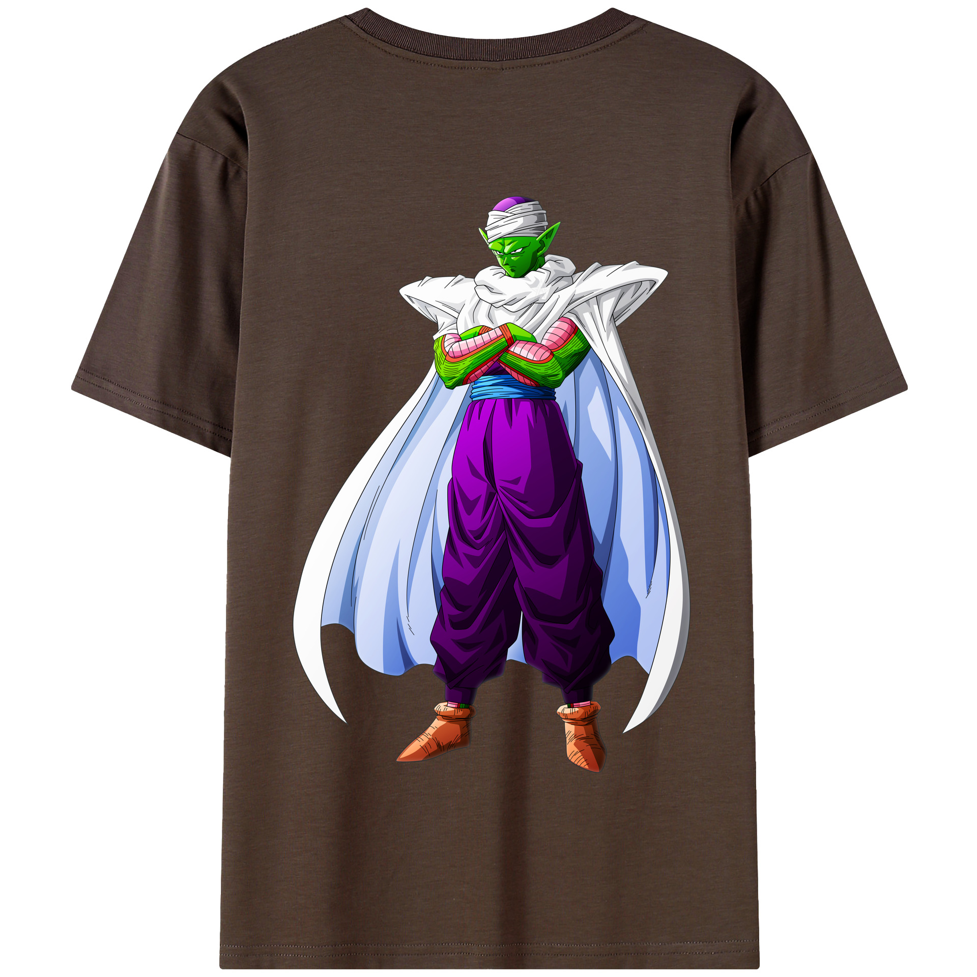 （画像用） ドラゴンボール ピッコロ DRAGON BALL Piccolo 綿100％半袖Tシャツ（背面プリント）