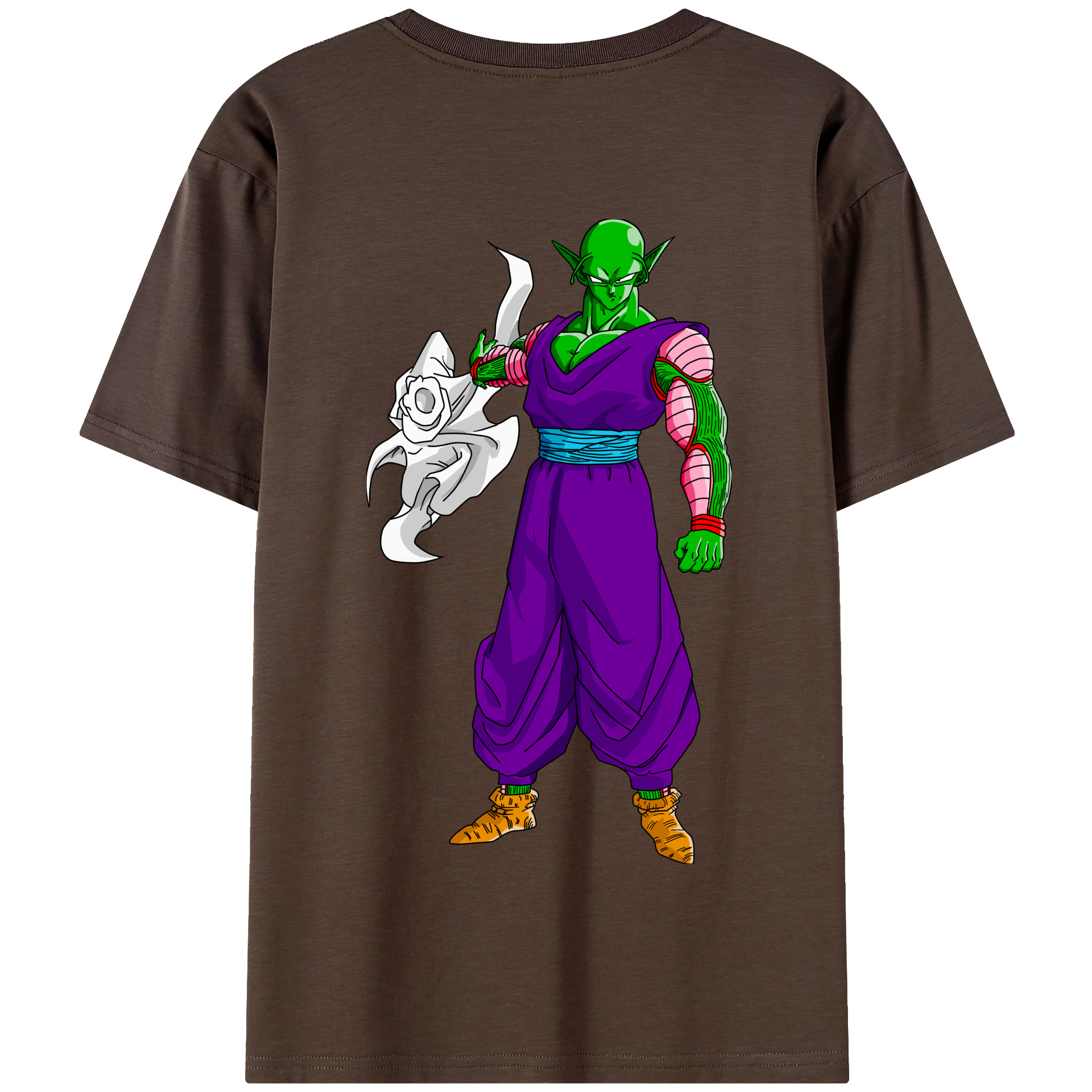 （画像用） ドラゴンボール ピッコロ DRAGON BALL Piccolo 綿100％半袖Tシャツ（背面プリント）